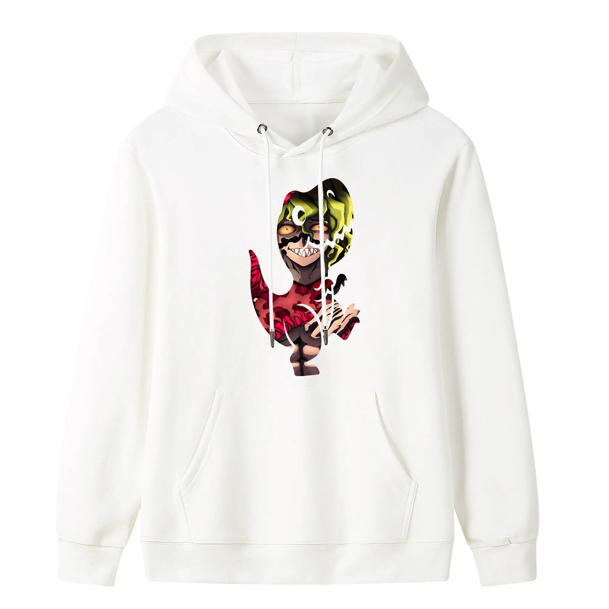 鬼滅の刃 グッズ,妓夫太郎 - キッズ フード付きパーカー ・ フロントプリント ・ ポリエステル100％ ・ 快適 通学 スポーツ 日常使い お散歩用