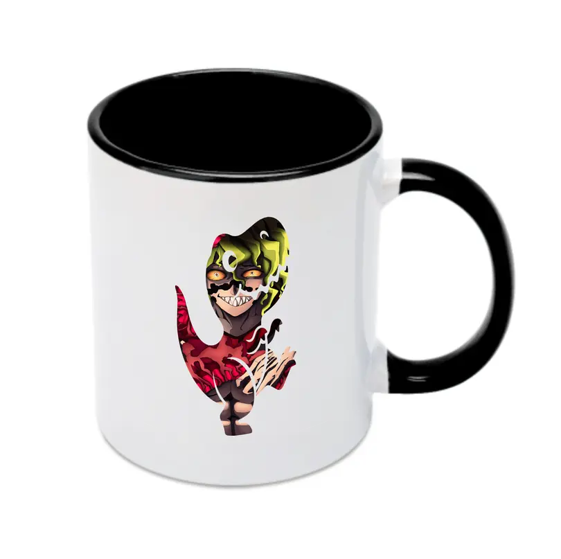 鬼滅の刃 グッズ,妓夫太郎 - カラフルマグカップ ・ 陶器 ・ 熱転写プリント ・ 鮮やかデザイン ・ 耐久性 高品質 ・ コーヒー お茶 ギフト用