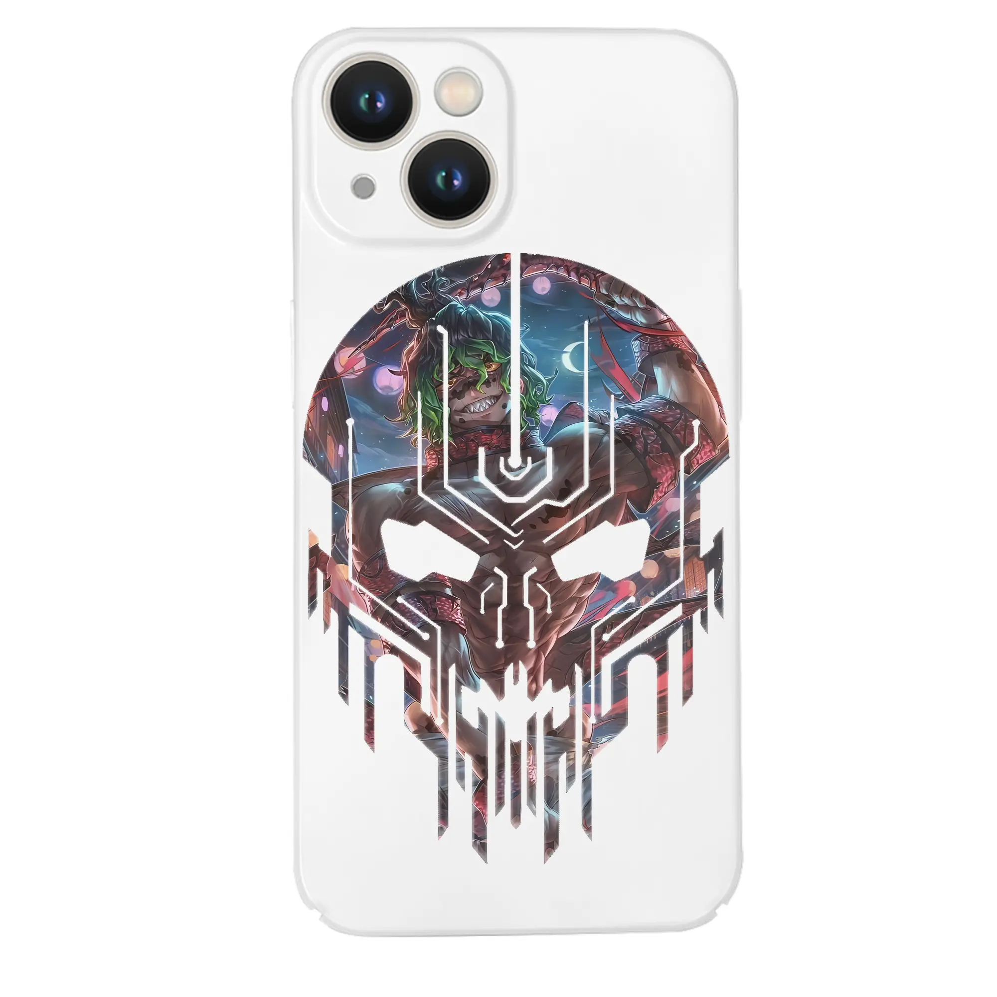 鬼滅の刃 グッズ,妓夫太郎 - IPhone 14シリーズ対応 ・ ハードケース ・ 衝撃吸収 ・ 360度密着 ・ カメラ保護 ・ 高品質プラスチック ・ 快適操作