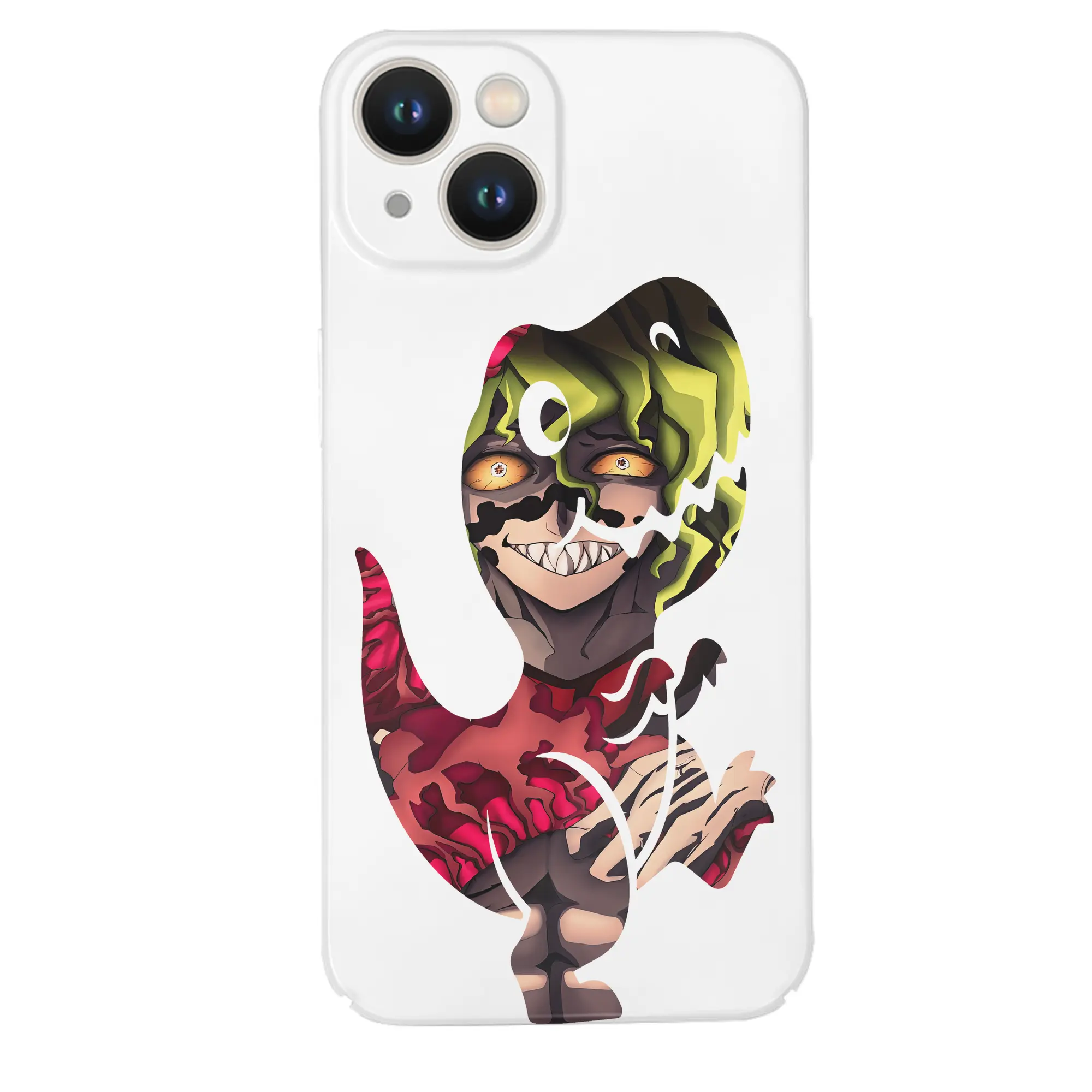 鬼滅の刃 グッズ,妓夫太郎 - IPhone 14シリーズ対応 ・ ハードケース ・ 衝撃吸収 ・ 360度密着 ・ カメラ保護 ・ 高品質プラスチック ・ 快適操作