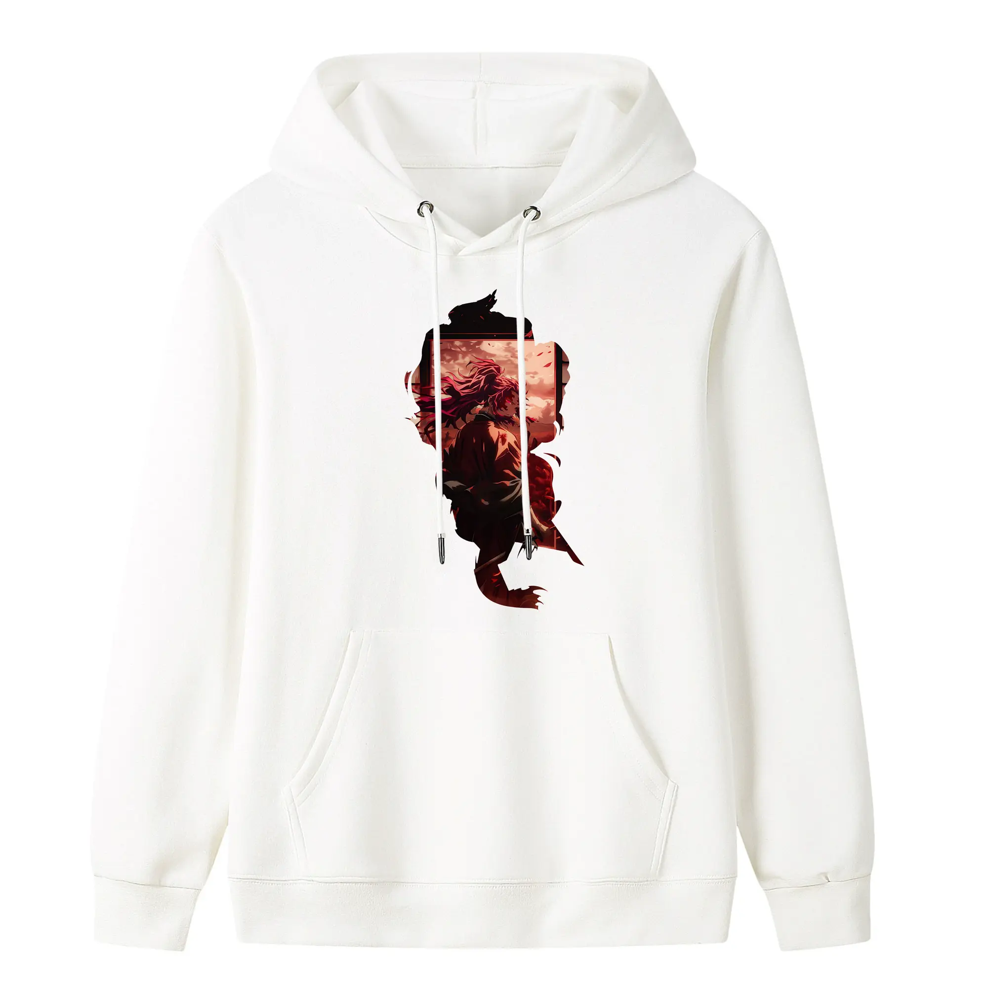 鬼滅の刃 グッズ,継国 縁壱 - キッズ フード付きパーカー ・ フロントプリント ・ ポリエステル100％ ・ 快適 通学 スポーツ 日常使い お散歩用