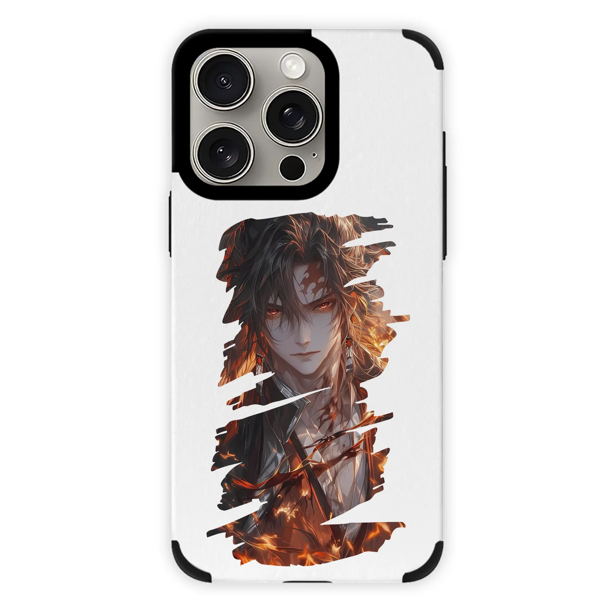 鬼滅の刃 グッズ,継国 縁壱 - IPhone15ProMax対応 ・ PUレザースマホケース ・ 耐衝撃 ・ 黄変防止 ・ 360度全面保護 ・ 柔らか手触り ・ 3D立体ボタン