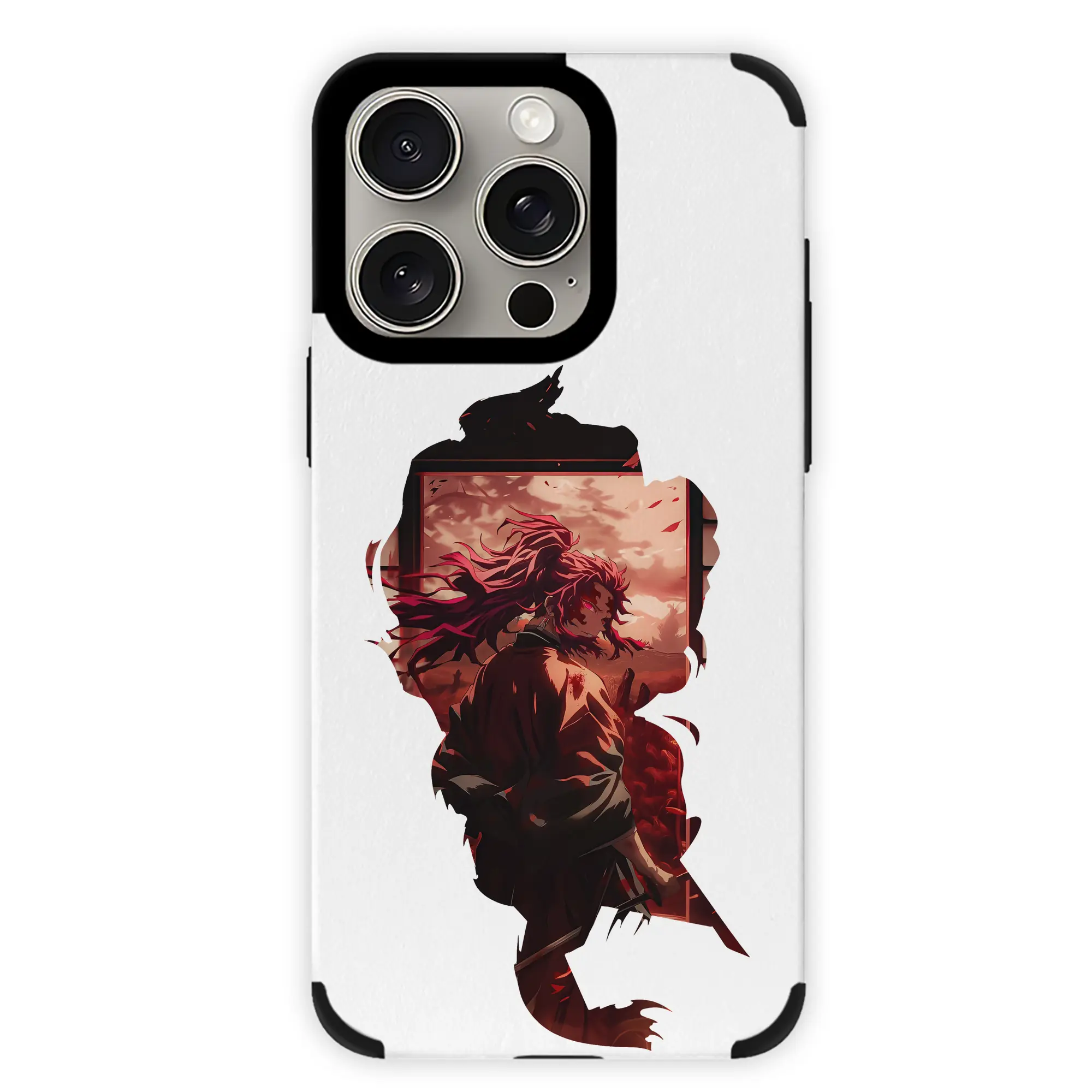 鬼滅の刃 グッズ,継国 縁壱 - IPhone15ProMax対応 ・ PUレザースマホケース ・ 耐衝撃 ・ 黄変防止 ・ 360度全面保護 ・ 柔らか手触り ・ 3D立体ボタン