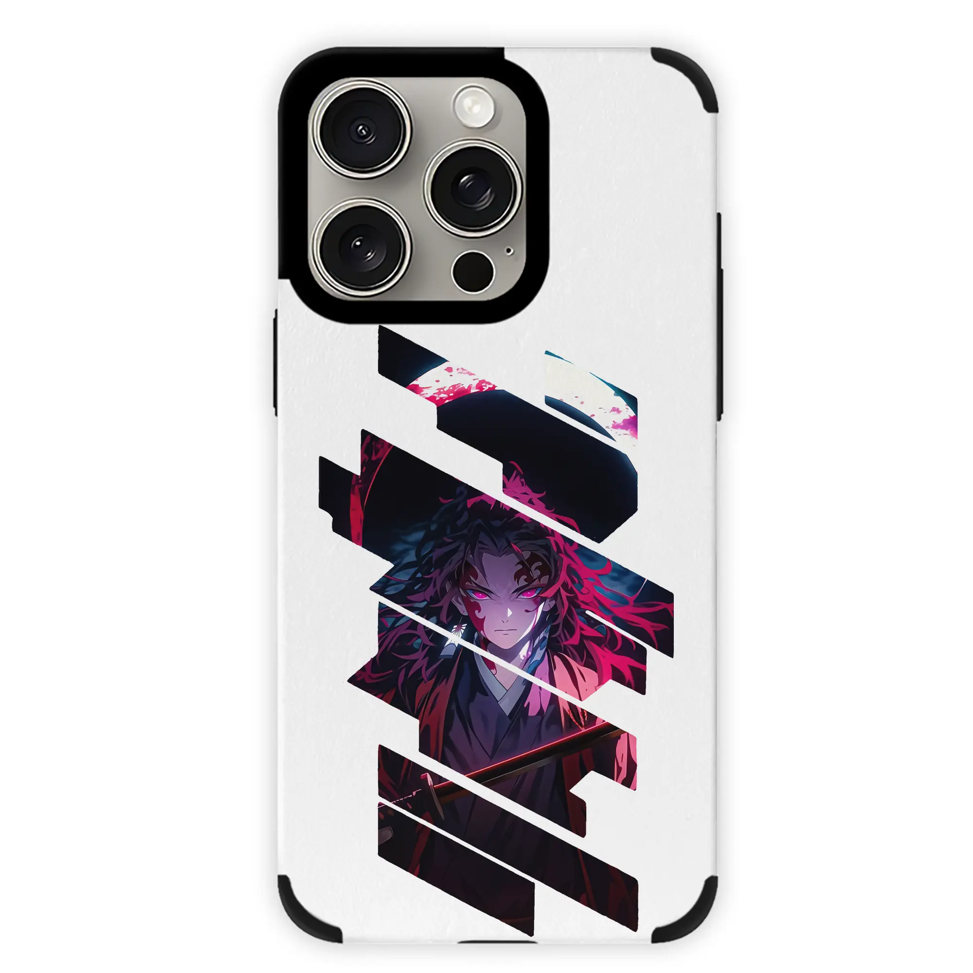 鬼滅の刃 グッズ,継国 縁壱 - IPhone15ProMax対応 ・ PUレザースマホケース ・ 耐衝撃 ・ 黄変防止 ・ 360度全面保護 ・ 柔らか手触り ・ 3D立体ボタン