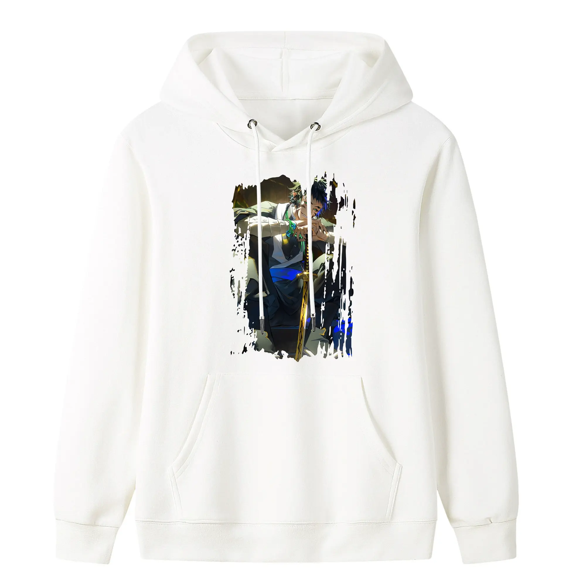 鬼滅の刃 グッズ,獪岳 - キッズ フード付きパーカー ・ フロントプリント ・ ポリエステル100％ ・ 快適 通学 スポーツ 日常使い お散歩用