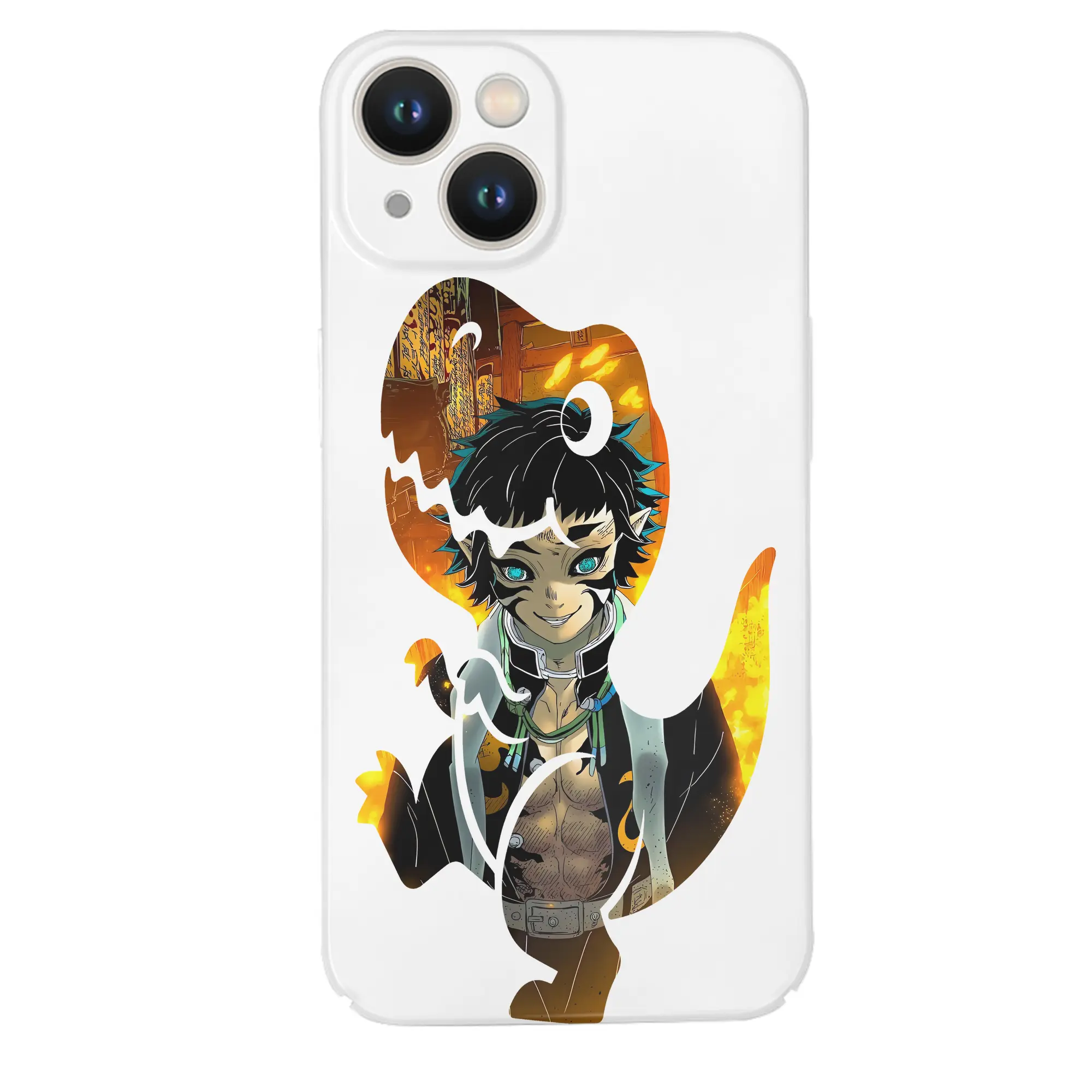鬼滅の刃 グッズ,獪岳 - IPhone 14シリーズ対応 ・ ハードケース ・ 衝撃吸収 ・ 360度密着 ・ カメラ保護 ・ 高品質プラスチック ・ 快適操作