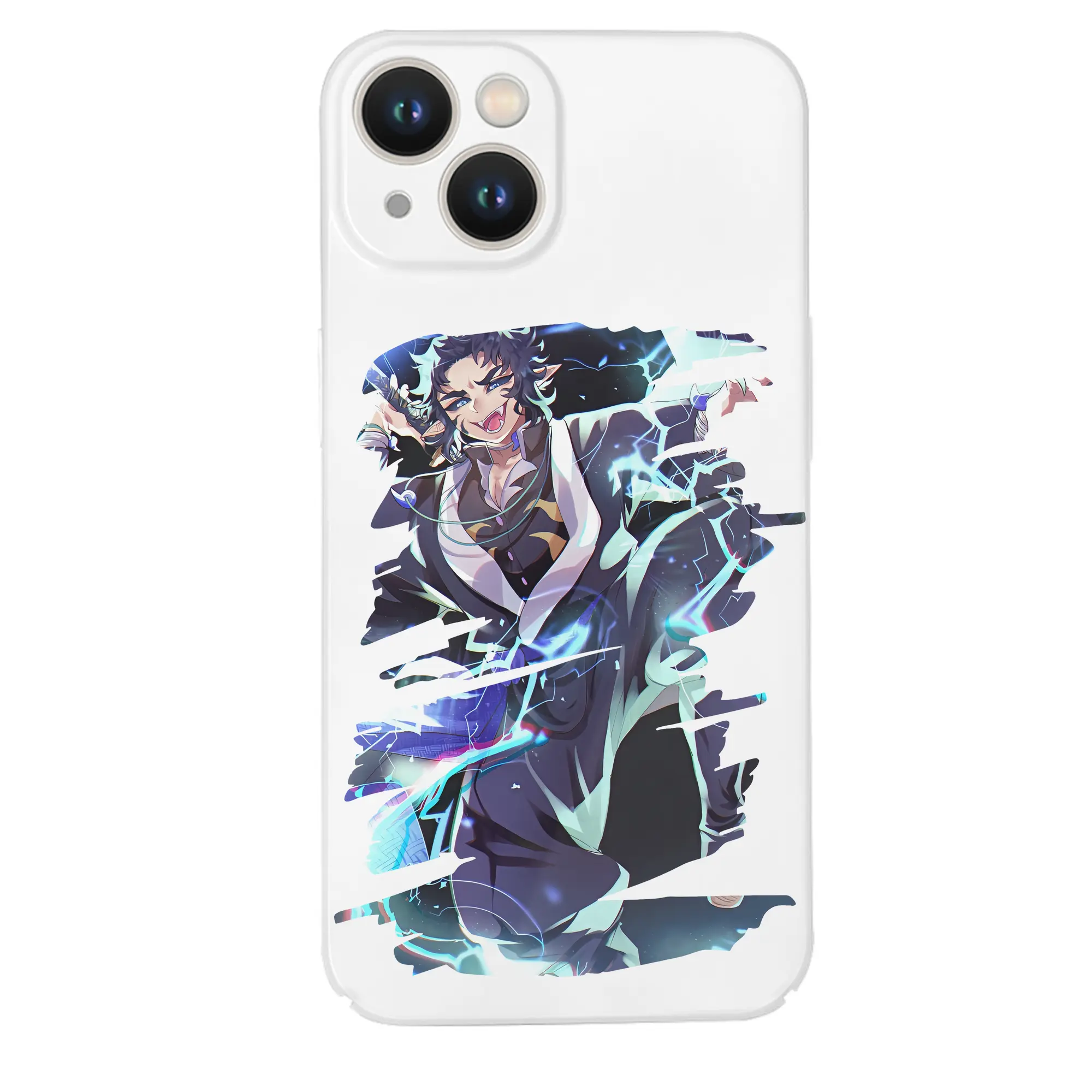 鬼滅の刃 グッズ,獪岳 - IPhone 14シリーズ対応 ・ ハードケース ・ 衝撃吸収 ・ 360度密着 ・ カメラ保護 ・ 高品質プラスチック ・ 快適操作