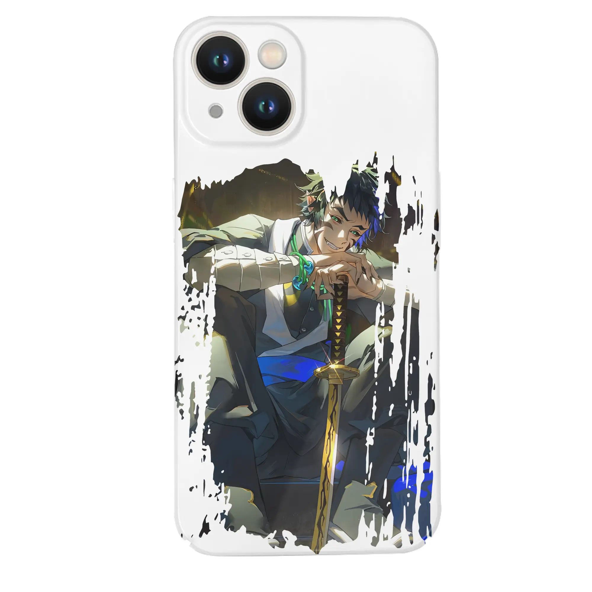 鬼滅の刃 グッズ,獪岳 - IPhone 14シリーズ対応 ・ ハードケース ・ 衝撃吸収 ・ 360度密着 ・ カメラ保護 ・ 高品質プラスチック ・ 快適操作