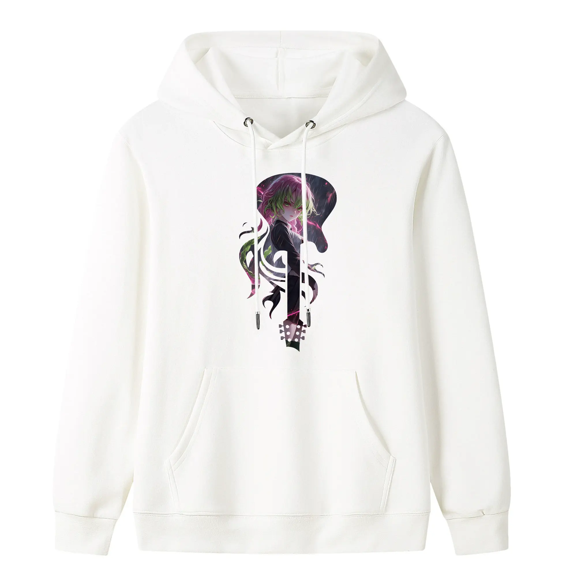 鬼滅の刃 グッズ,甘露寺 蜜璃 - キッズ フード付きパーカー ・ フロントプリント ・ ポリエステル100％ ・ 快適 通学 スポーツ 日常使い お散歩用