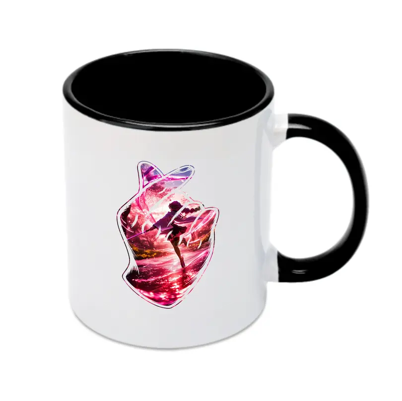 鬼滅の刃 グッズ,甘露寺 蜜璃 - カラフルマグカップ ・ 陶器 ・ 熱転写プリント ・ 鮮やかデザイン ・ 耐久性 高品質 ・ コーヒー お茶 ギフト用