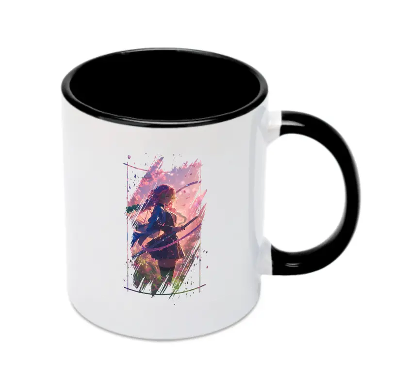 鬼滅の刃 グッズ,甘露寺 蜜璃 - カラフルマグカップ ・ 陶器 ・ 熱転写プリント ・ 鮮やかデザイン ・ 耐久性 高品質 ・ コーヒー お茶 ギフト用