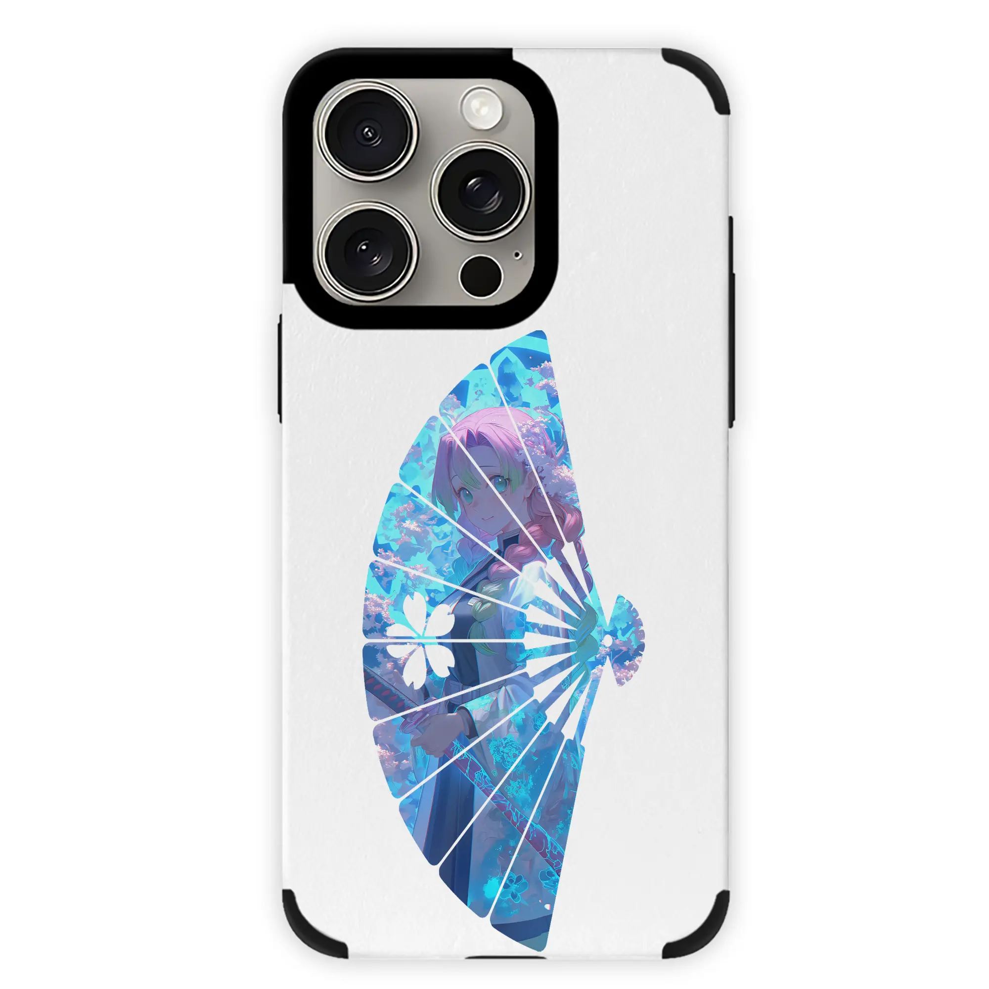 鬼滅の刃 グッズ,甘露寺 蜜璃 - IPhone15ProMax対応 ・ PUレザースマホケース ・ 耐衝撃 ・ 黄変防止 ・ 360度全面保護 ・ 柔らか手触り ・ 3D立体ボタン