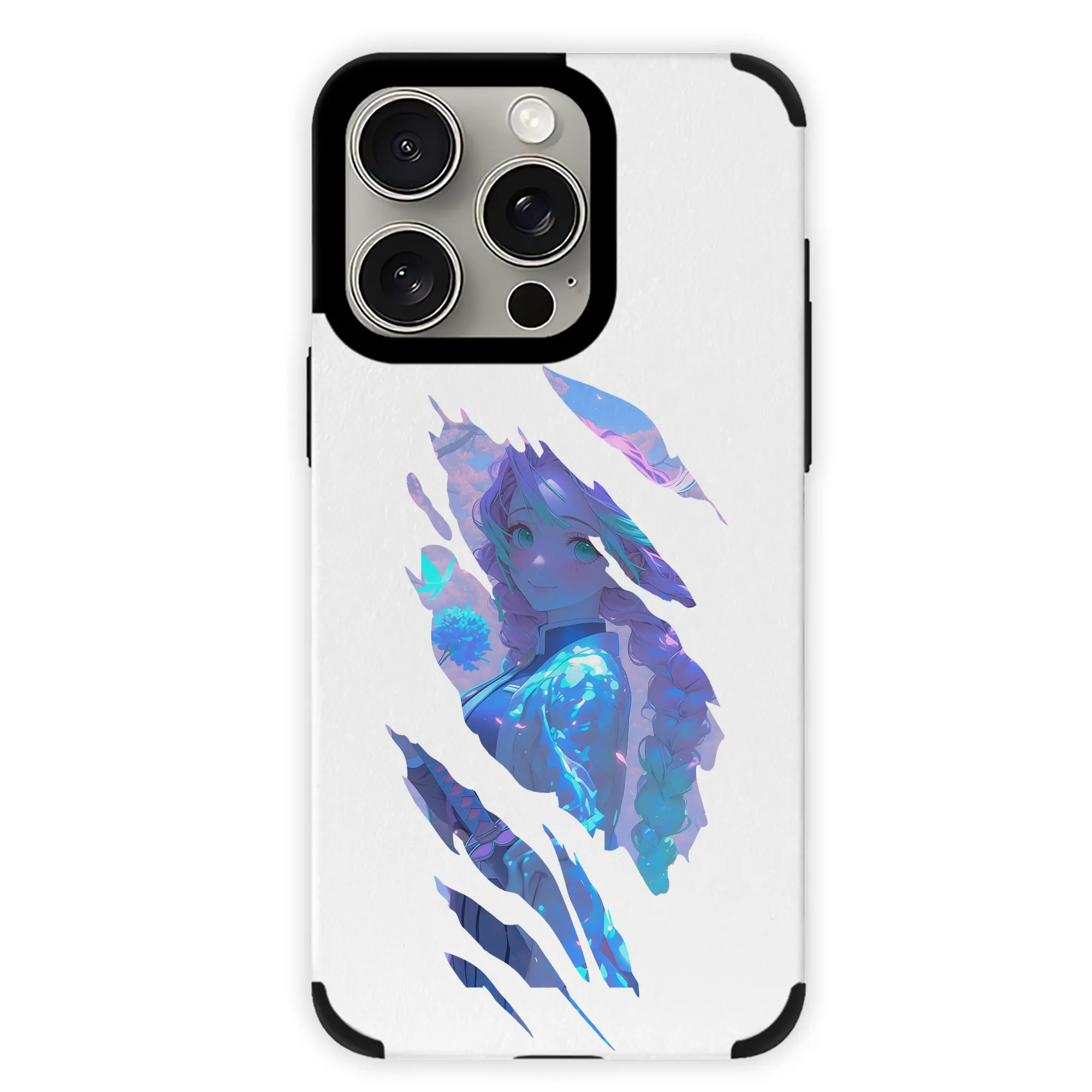 鬼滅の刃 グッズ,甘露寺 蜜璃 - IPhone15ProMax対応 ・ PUレザースマホケース ・ 耐衝撃 ・ 黄変防止 ・ 360度全面保護 ・ 柔らか手触り ・ 3D立体ボタン