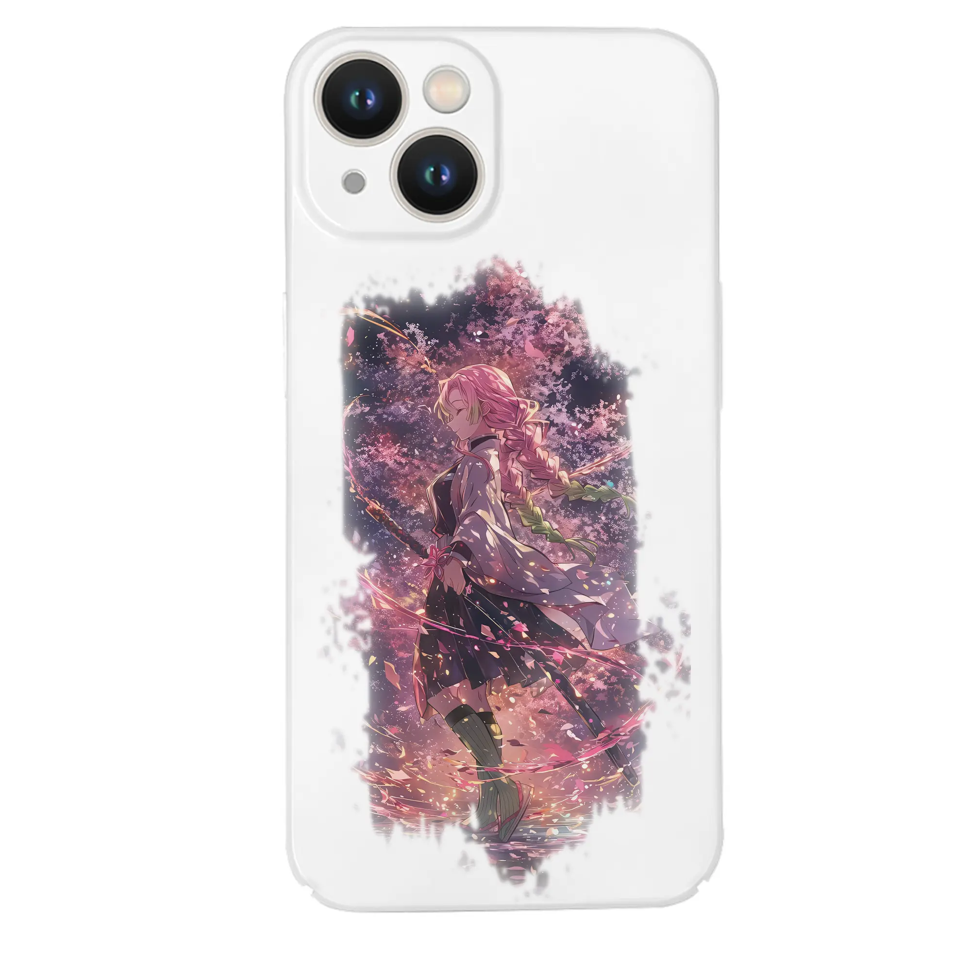 鬼滅の刃 グッズ,甘露寺 蜜璃 - IPhone 14シリーズ対応 ・ ハードケース ・ 衝撃吸収 ・ 360度密着 ・ カメラ保護 ・ 高品質プラスチック ・ 快適操作