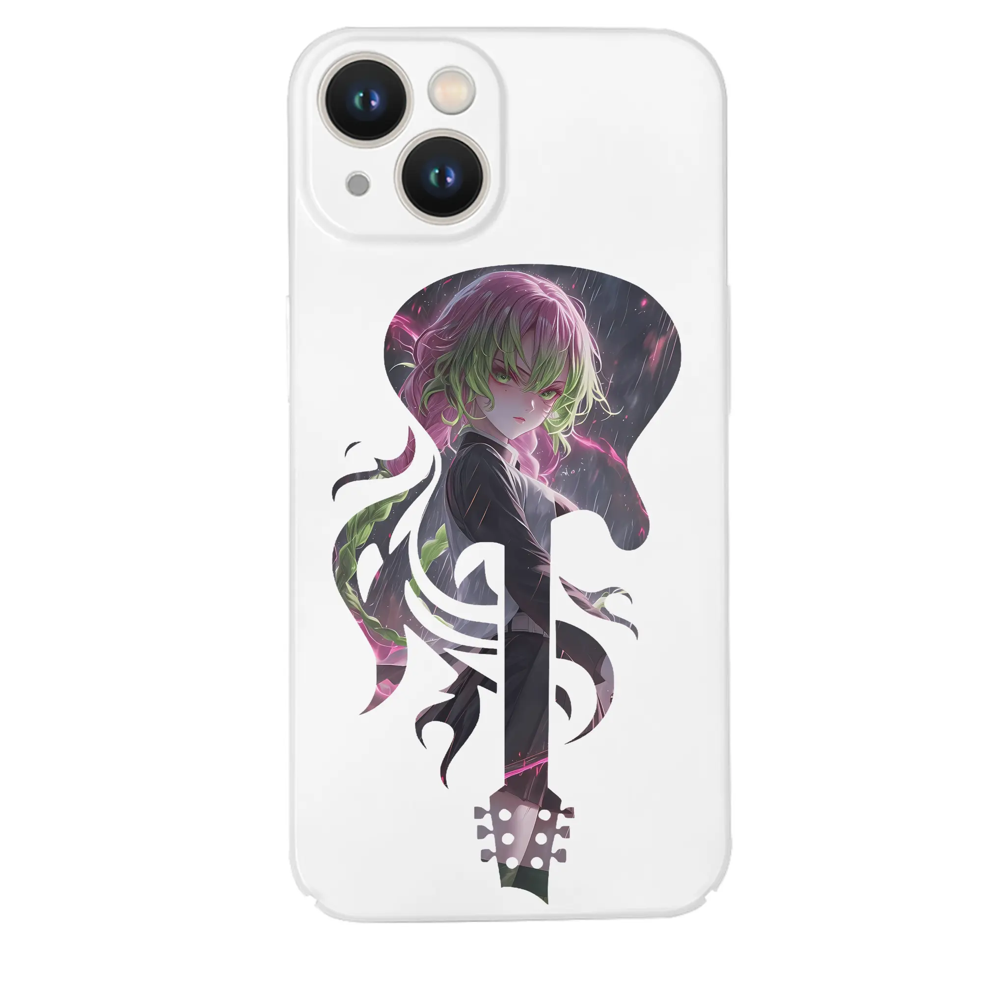 鬼滅の刃 グッズ,甘露寺 蜜璃 - IPhone 14シリーズ対応 ・ ハードケース ・ 衝撃吸収 ・ 360度密着 ・ カメラ保護 ・ 高品質プラスチック ・ 快適操作