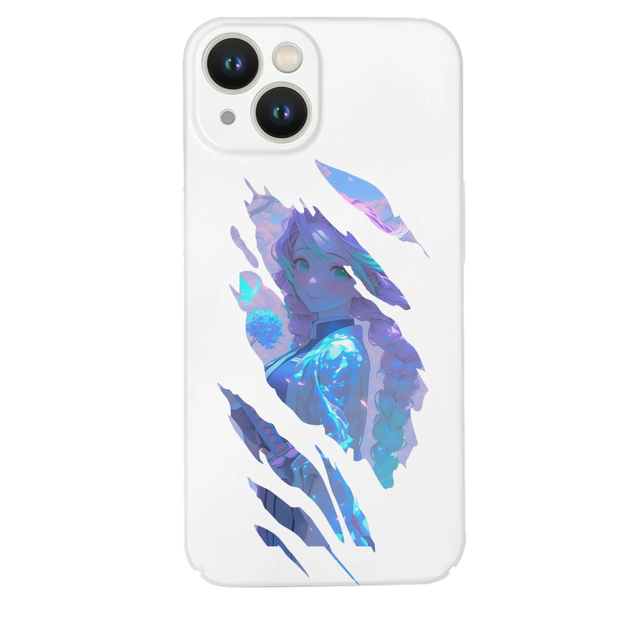 鬼滅の刃 グッズ,甘露寺 蜜璃 - IPhone 14シリーズ対応 ・ ハードケース ・ 衝撃吸収 ・ 360度密着 ・ カメラ保護 ・ 高品質プラスチック ・ 快適操作