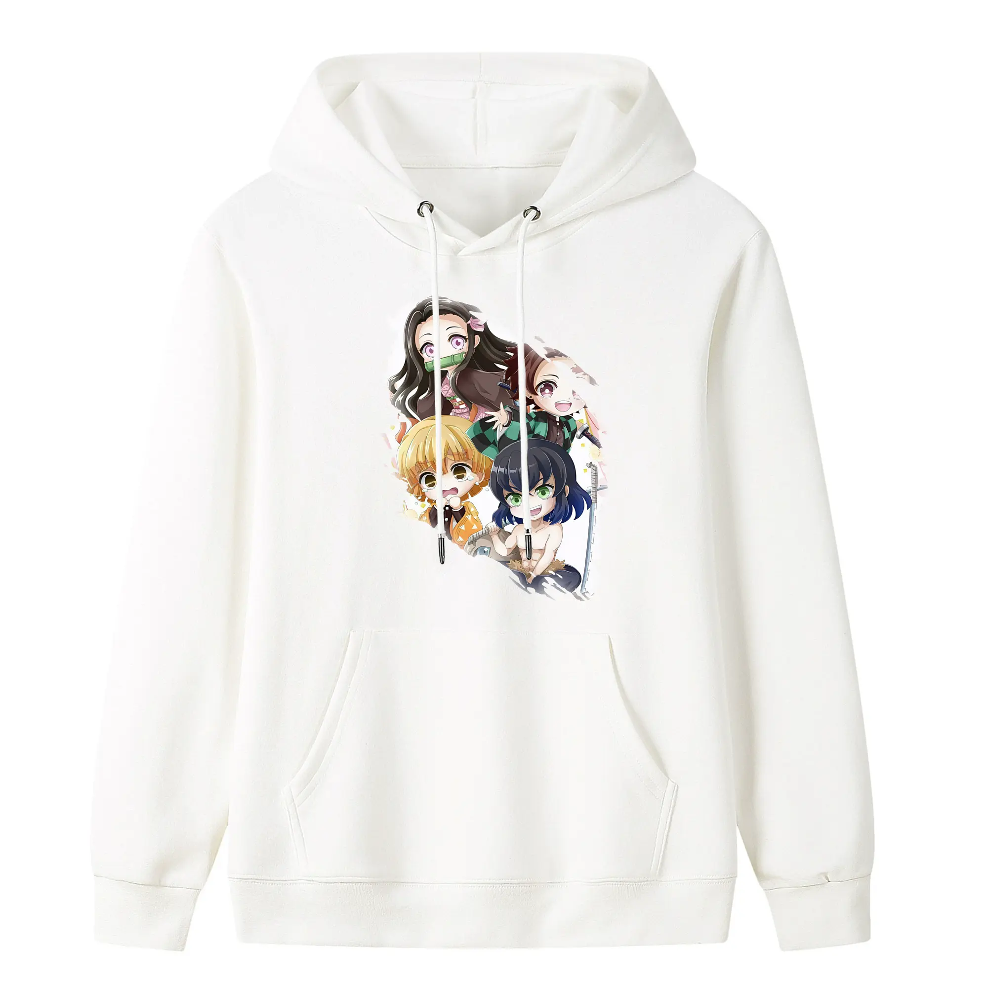 鬼滅の刃 グッズ,竈門 禰豆子 - キッズ フード付きパーカー ・ フロントプリント ・ ポリエステル100％ ・ 快適 通学 スポーツ 日常使い お散歩用