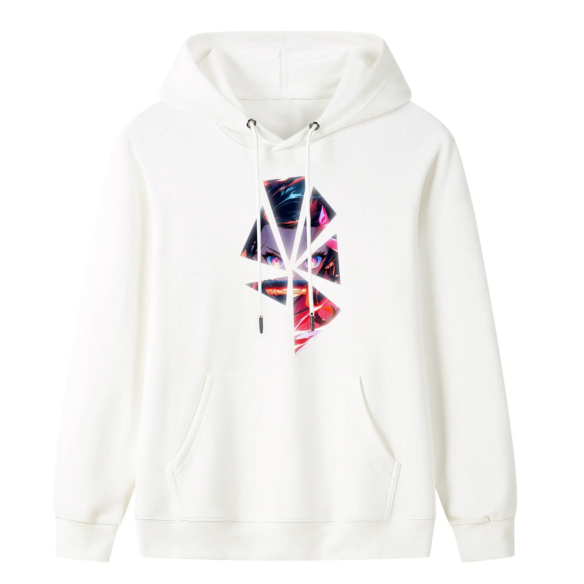 鬼滅の刃 グッズ,竈門 禰豆子 - キッズ フード付きパーカー ・ フロントプリント ・ ポリエステル100％ ・ 快適 通学 スポーツ 日常使い お散歩用