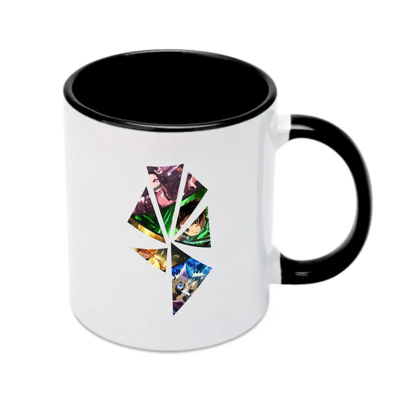 鬼滅の刃 グッズ,竈門 禰豆子 - カラフルマグカップ ・ 陶器 ・ 熱転写プリント ・ 鮮やかデザイン ・ 耐久性 高品質 ・ コーヒー お茶 ギフト用