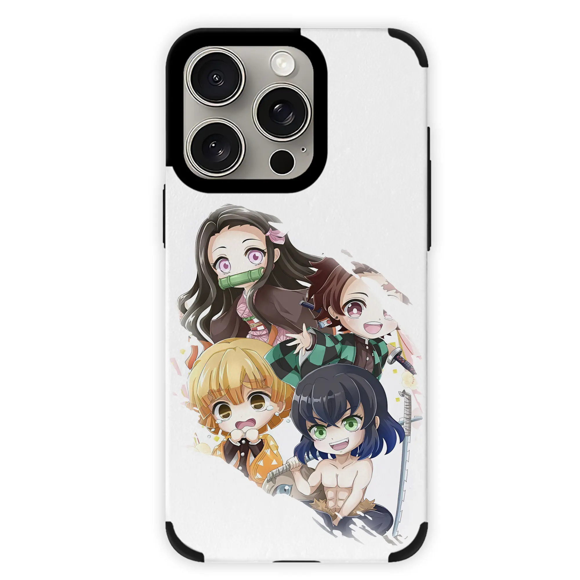 鬼滅の刃 グッズ,竈門 禰豆子 - IPhone15ProMax対応 ・ PUレザースマホケース ・ 耐衝撃 ・ 黄変防止 ・ 360度全面保護 ・ 柔らか手触り ・ 3D立体ボタン