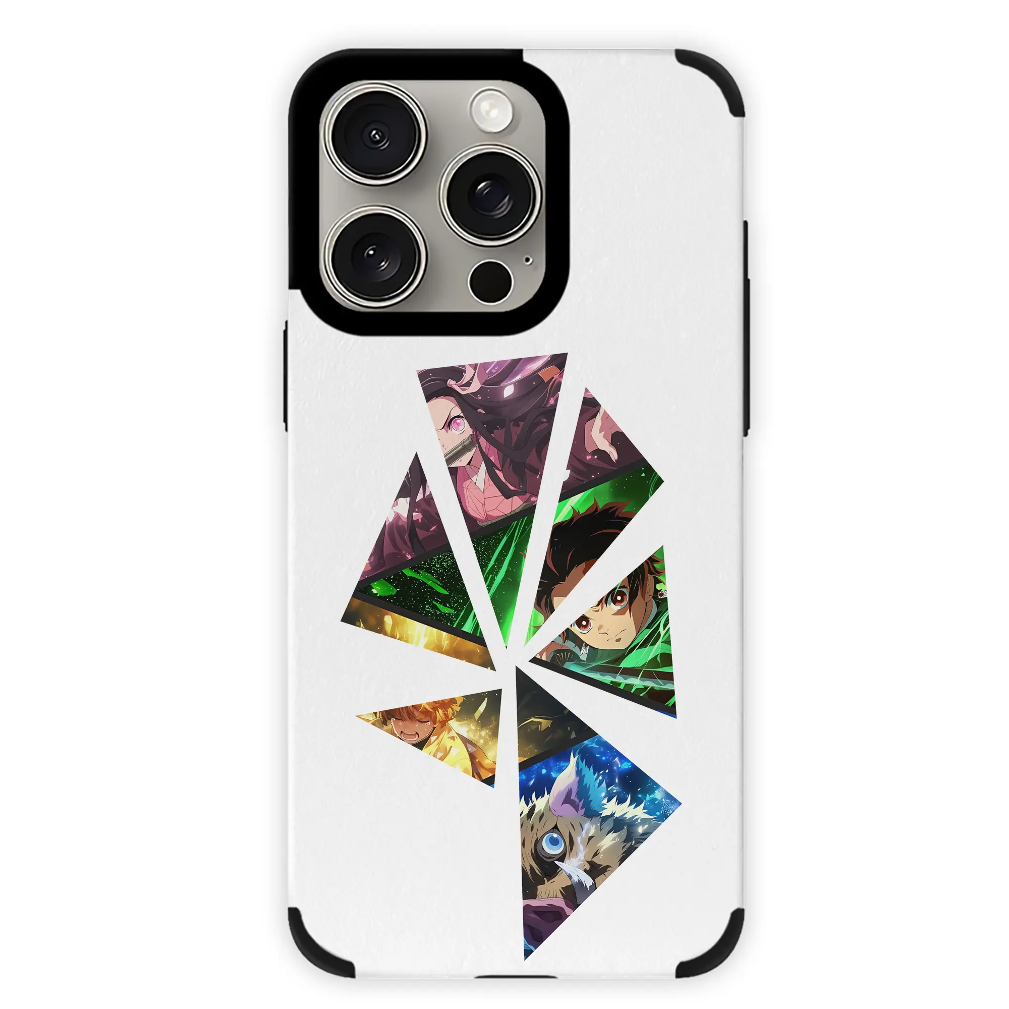 鬼滅の刃 グッズ,竈門 禰豆子 - IPhone15ProMax対応 ・ PUレザースマホケース ・ 耐衝撃 ・ 黄変防止 ・ 360度全面保護 ・ 柔らか手触り ・ 3D立体ボタン