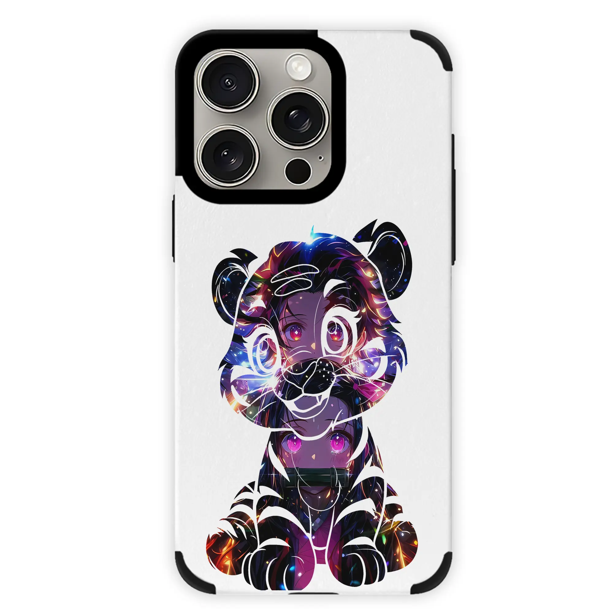 鬼滅の刃 グッズ,竈門 禰豆子 - IPhone15ProMax対応 ・ PUレザースマホケース ・ 耐衝撃 ・ 黄変防止 ・ 360度全面保護 ・ 柔らか手触り ・ 3D立体ボタン