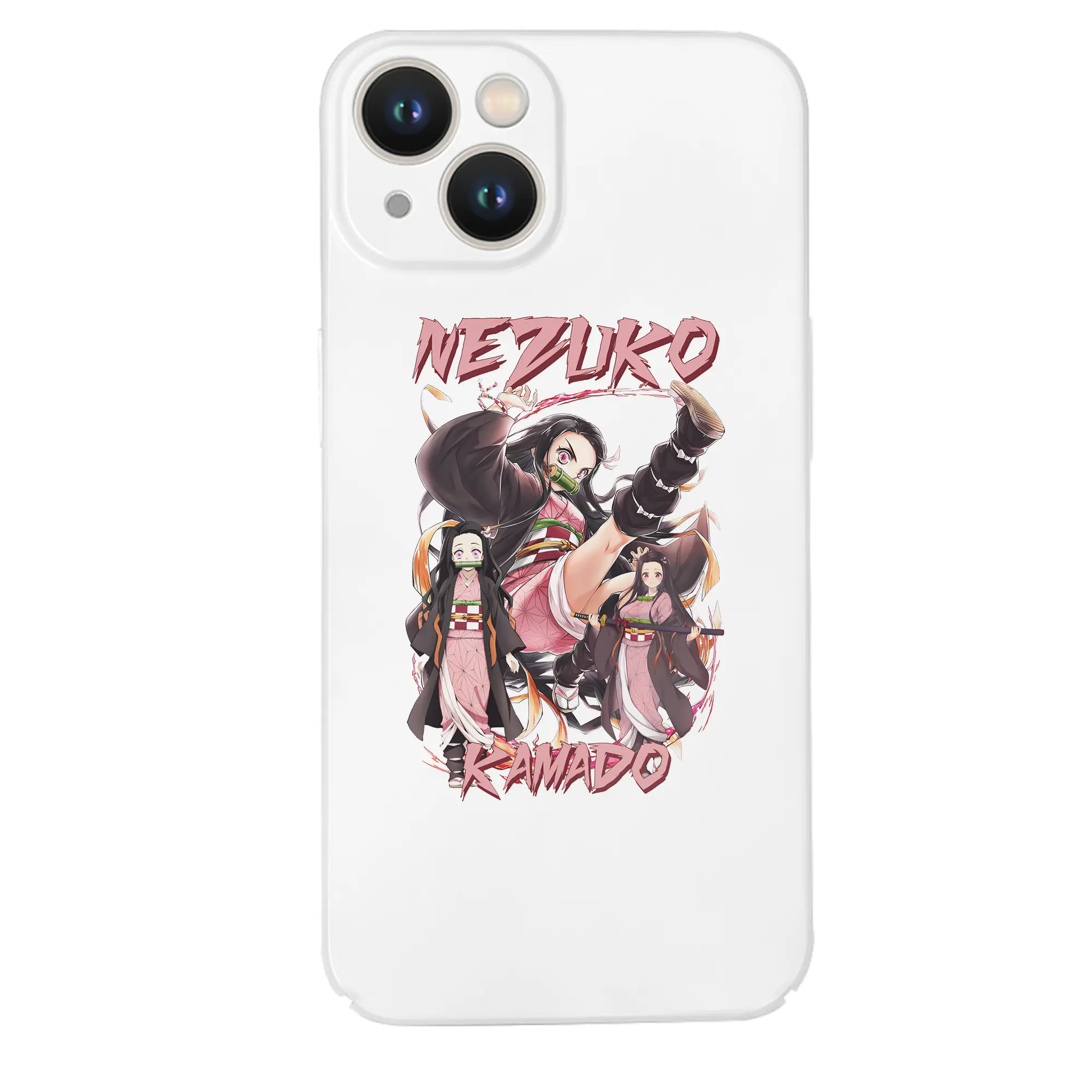 鬼滅の刃 グッズ,竈門 禰豆子 - IPhone 14シリーズ対応 ・ ハードケース ・ 衝撃吸収 ・ 360度密着 ・ カメラ保護 ・ 高品質プラスチック ・ 快適操作