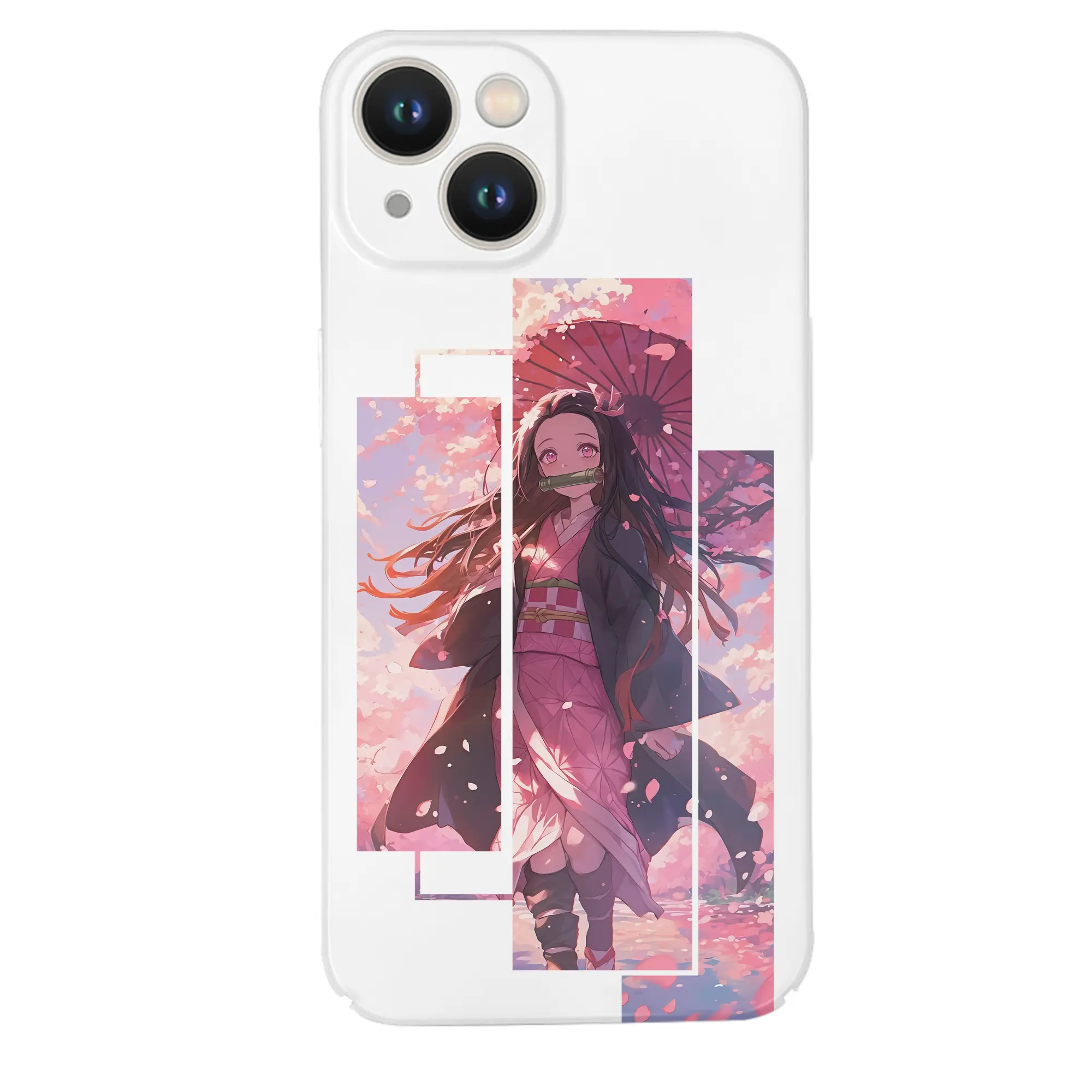 鬼滅の刃 グッズ,竈門 禰豆子 - IPhone 14シリーズ対応 ・ ハードケース ・ 衝撃吸収 ・ 360度密着 ・ カメラ保護 ・ 高品質プラスチック ・ 快適操作