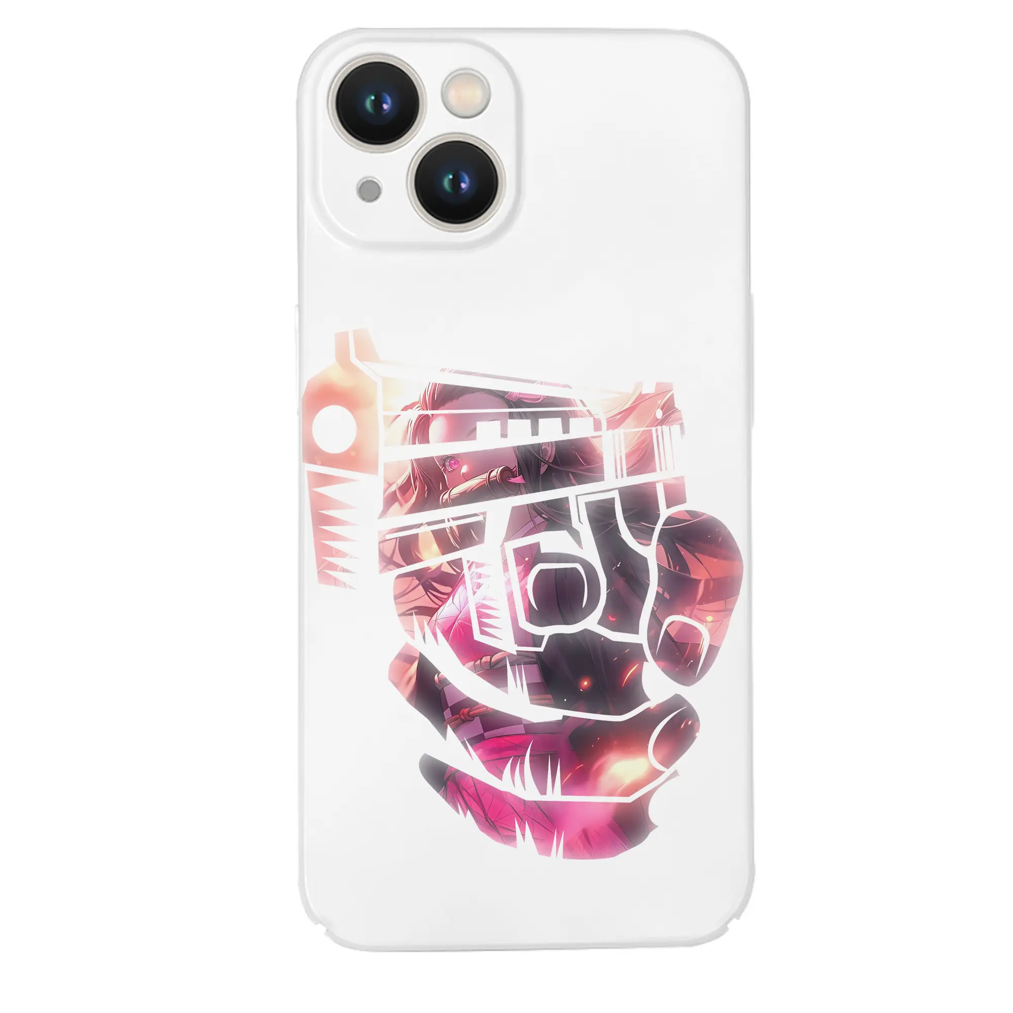 鬼滅の刃 グッズ,竈門 禰豆子 - IPhone 14シリーズ対応 ・ ハードケース ・ 衝撃吸収 ・ 360度密着 ・ カメラ保護 ・ 高品質プラスチック ・ 快適操作