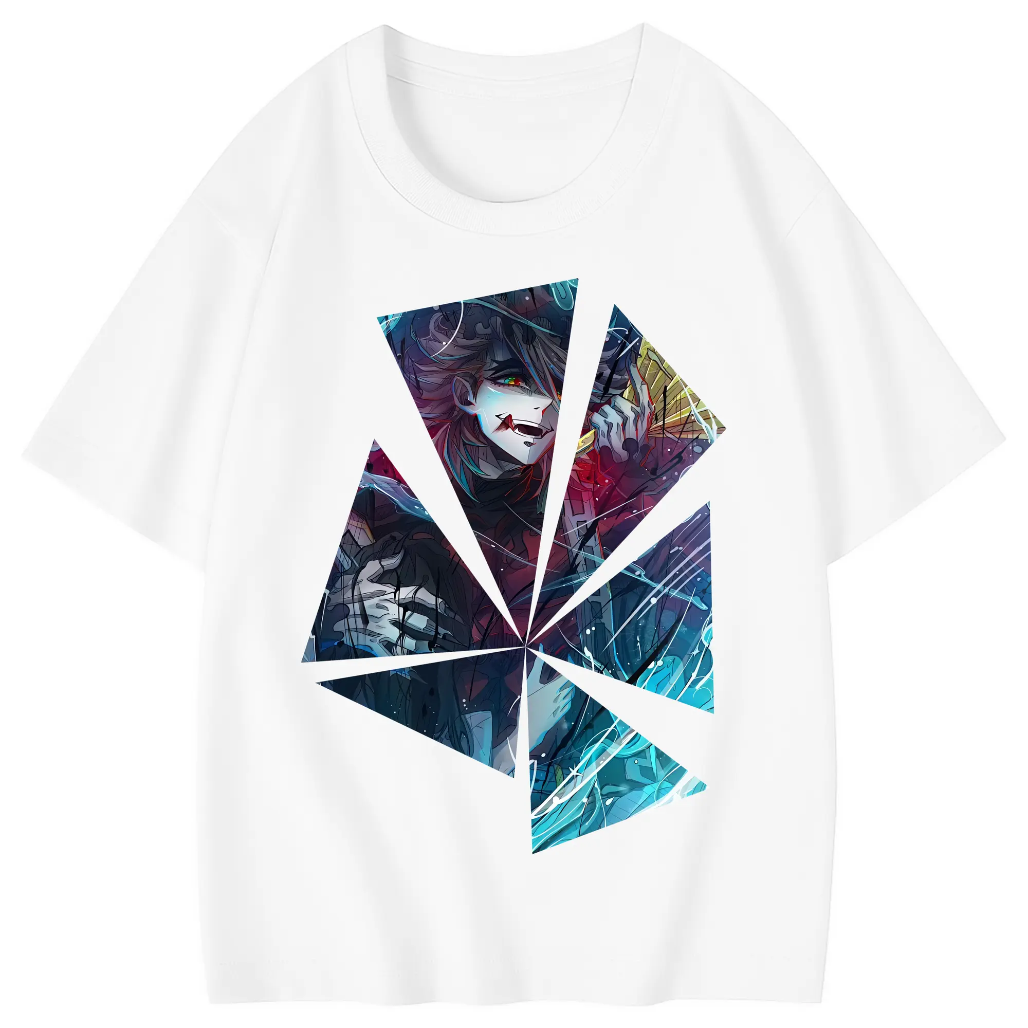 鬼滅の刃 グッズ,童磨 - 綿100％ キッズTシャツ ・ フロントプリント ・ 快適 通気性 ・ スポーツ カジュアル 散歩用