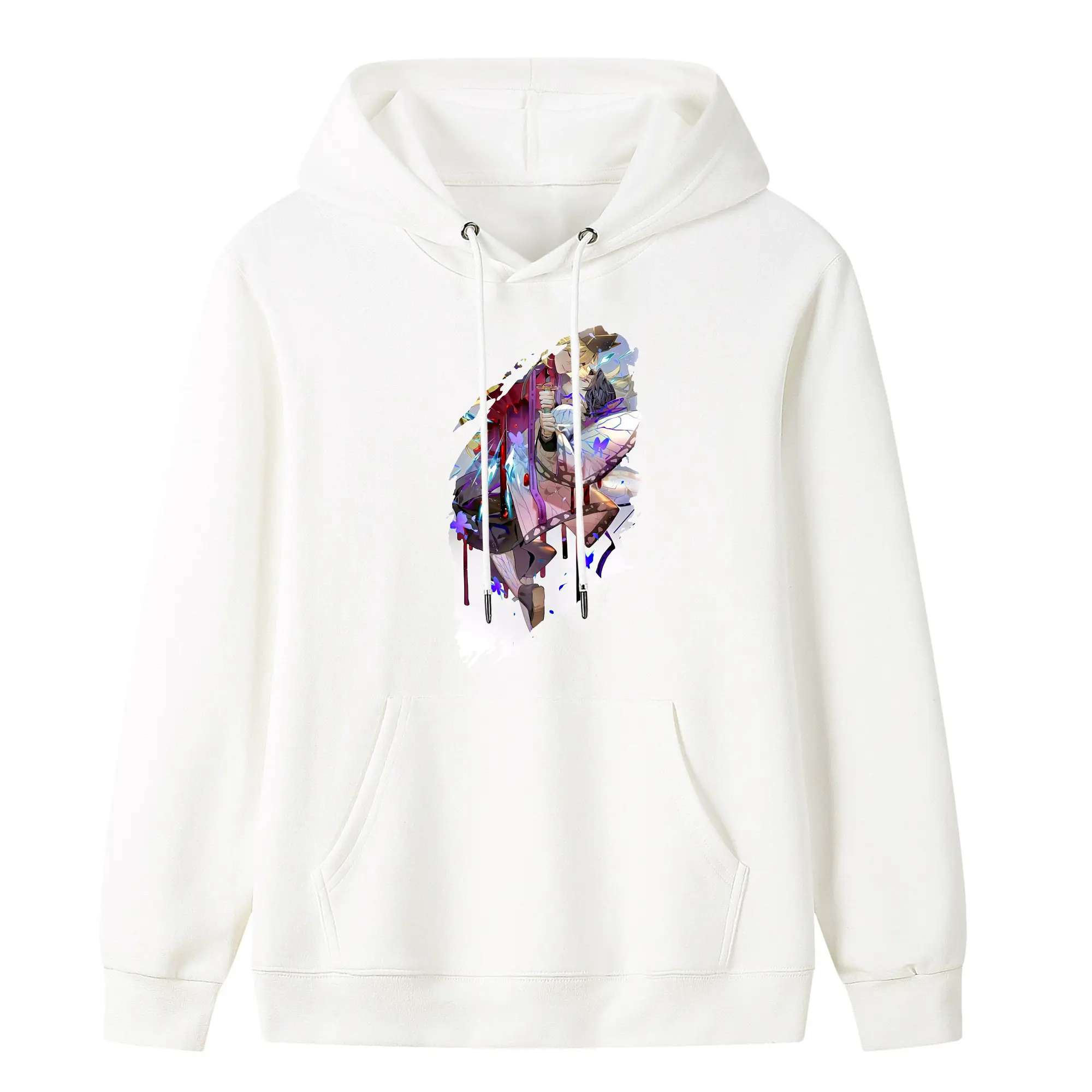 鬼滅の刃 グッズ,童磨 - キッズ フード付きパーカー ・ フロントプリント ・ ポリエステル100％ ・ 快適 通学 スポーツ 日常使い お散歩用