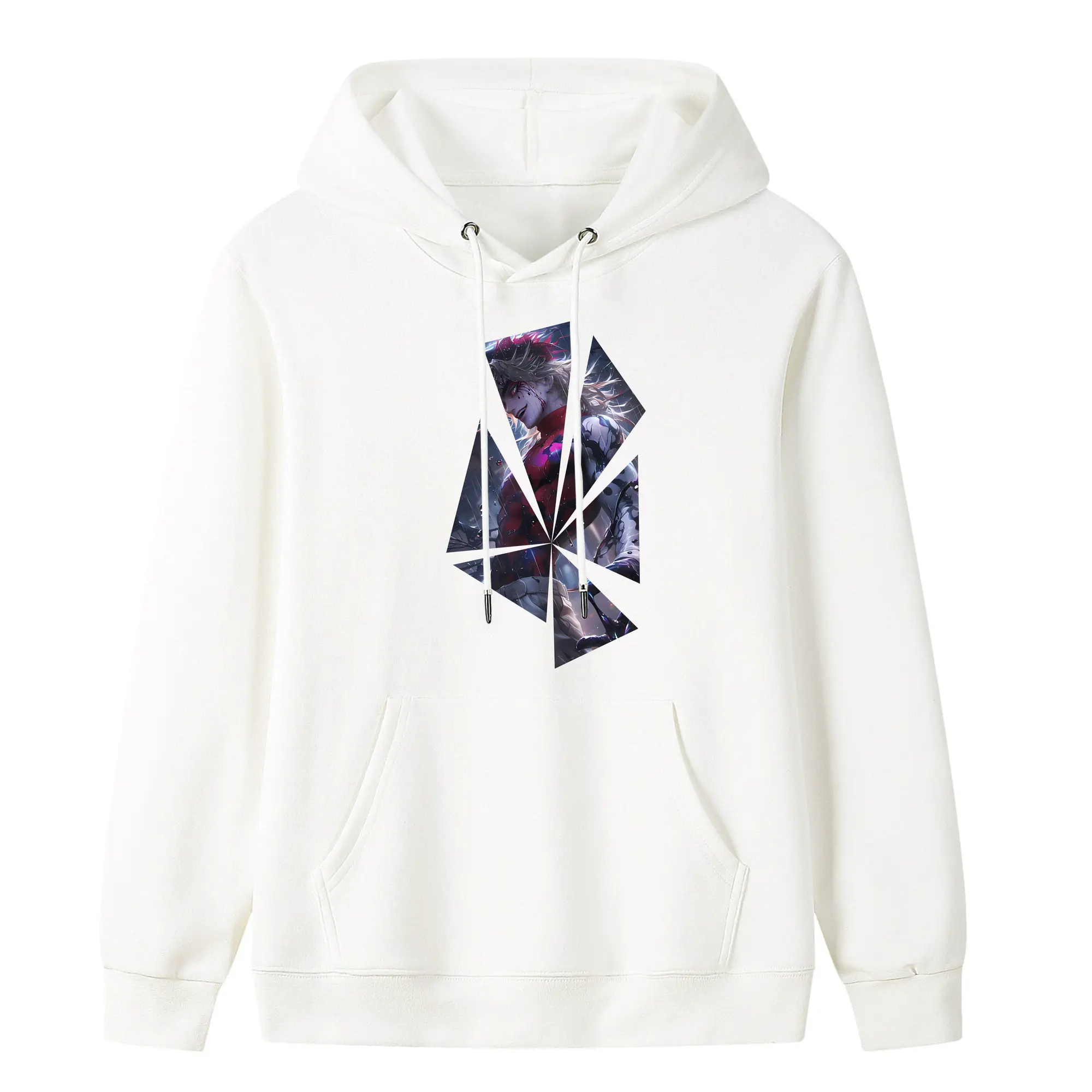 鬼滅の刃 グッズ,童磨 - キッズ フード付きパーカー ・ フロントプリント ・ ポリエステル100％ ・ 快適 通学 スポーツ 日常使い お散歩用