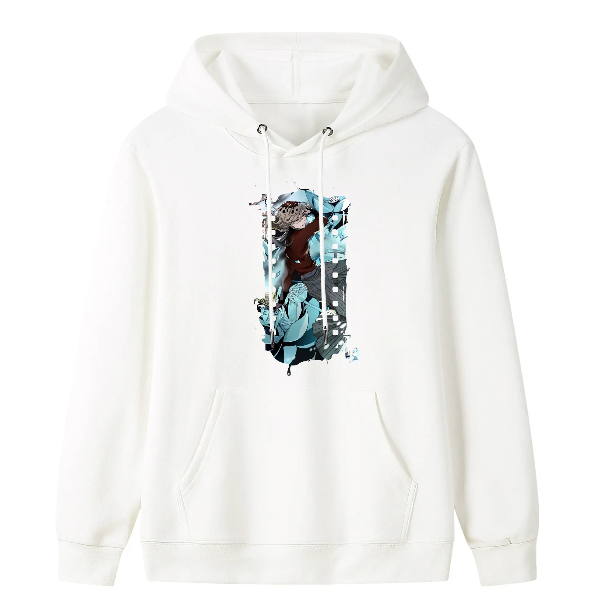 鬼滅の刃 グッズ,童磨 - キッズ フード付きパーカー ・ フロントプリント ・ ポリエステル100％ ・ 快適 通学 スポーツ 日常使い お散歩用