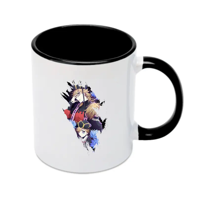 鬼滅の刃 グッズ,童磨 - カラフルマグカップ ・ 陶器 ・ 熱転写プリント ・ 鮮やかデザイン ・ 耐久性 高品質 ・ コーヒー お茶 ギフト用