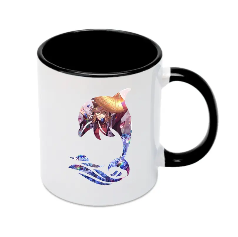 鬼滅の刃 グッズ,童磨 - カラフルマグカップ ・ 陶器 ・ 熱転写プリント ・ 鮮やかデザイン ・ 耐久性 高品質 ・ コーヒー お茶 ギフト用