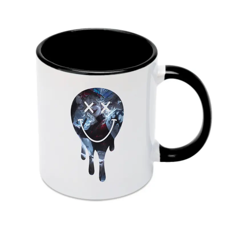 鬼滅の刃 グッズ,童磨 - カラフルマグカップ ・ 陶器 ・ 熱転写プリント ・ 鮮やかデザイン ・ 耐久性 高品質 ・ コーヒー お茶 ギフト用