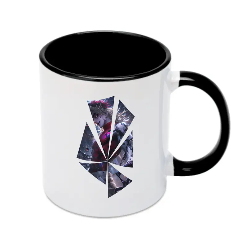 鬼滅の刃 グッズ,童磨 - カラフルマグカップ ・ 陶器 ・ 熱転写プリント ・ 鮮やかデザイン ・ 耐久性 高品質 ・ コーヒー お茶 ギフト用