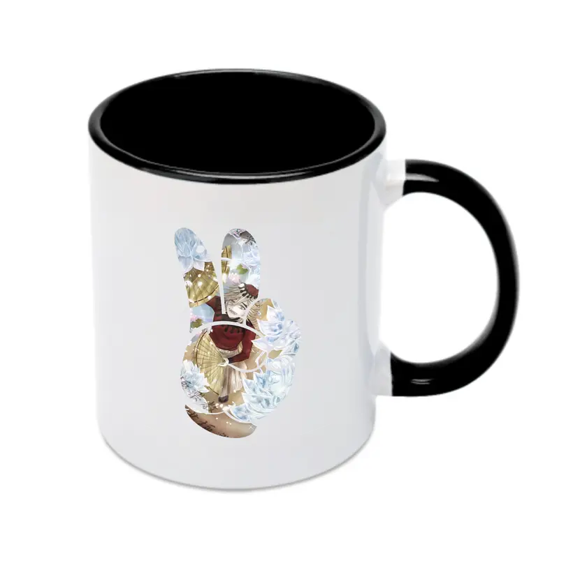 鬼滅の刃 グッズ,童磨 - カラフルマグカップ ・ 陶器 ・ 熱転写プリント ・ 鮮やかデザイン ・ 耐久性 高品質 ・ コーヒー お茶 ギフト用