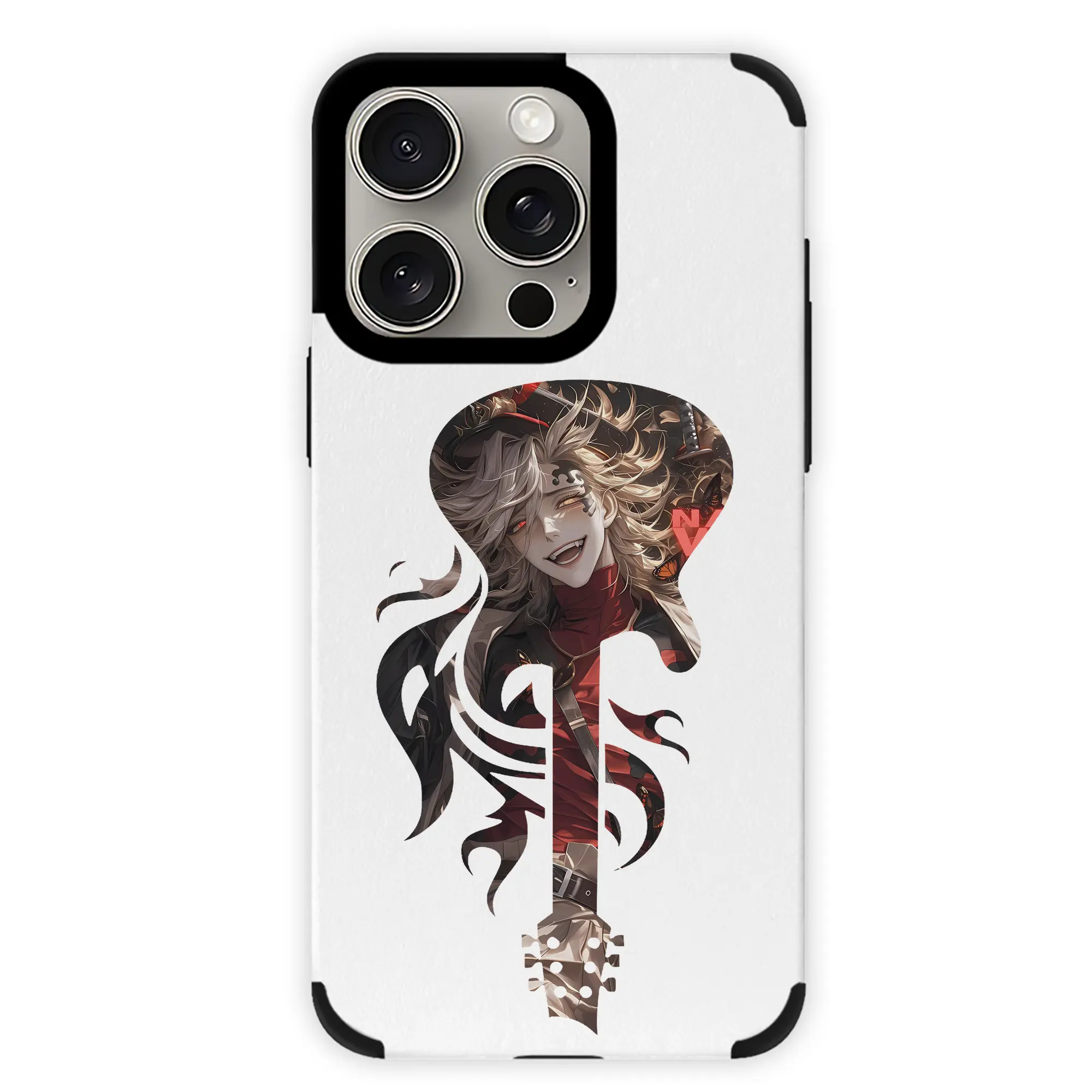 鬼滅の刃 グッズ,童磨 - IPhone15ProMax対応 ・ PUレザースマホケース ・ 耐衝撃 ・ 黄変防止 ・ 360度全面保護 ・ 柔らか手触り ・ 3D立体ボタン