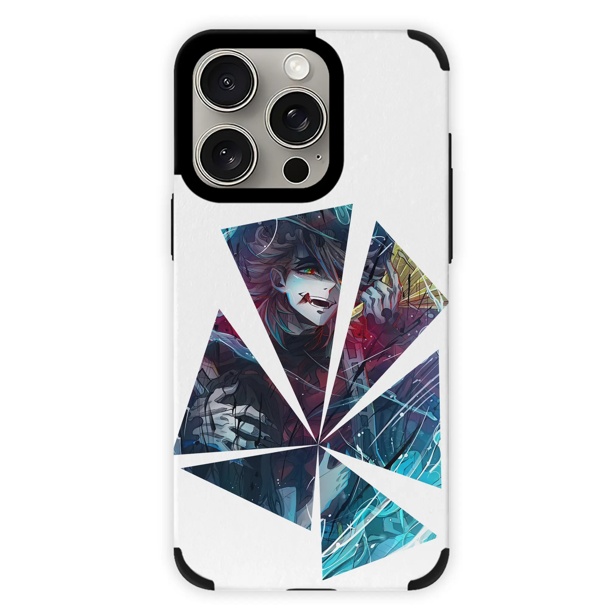 鬼滅の刃 グッズ,童磨 - IPhone15ProMax対応 ・ PUレザースマホケース ・ 耐衝撃 ・ 黄変防止 ・ 360度全面保護 ・ 柔らか手触り ・ 3D立体ボタン