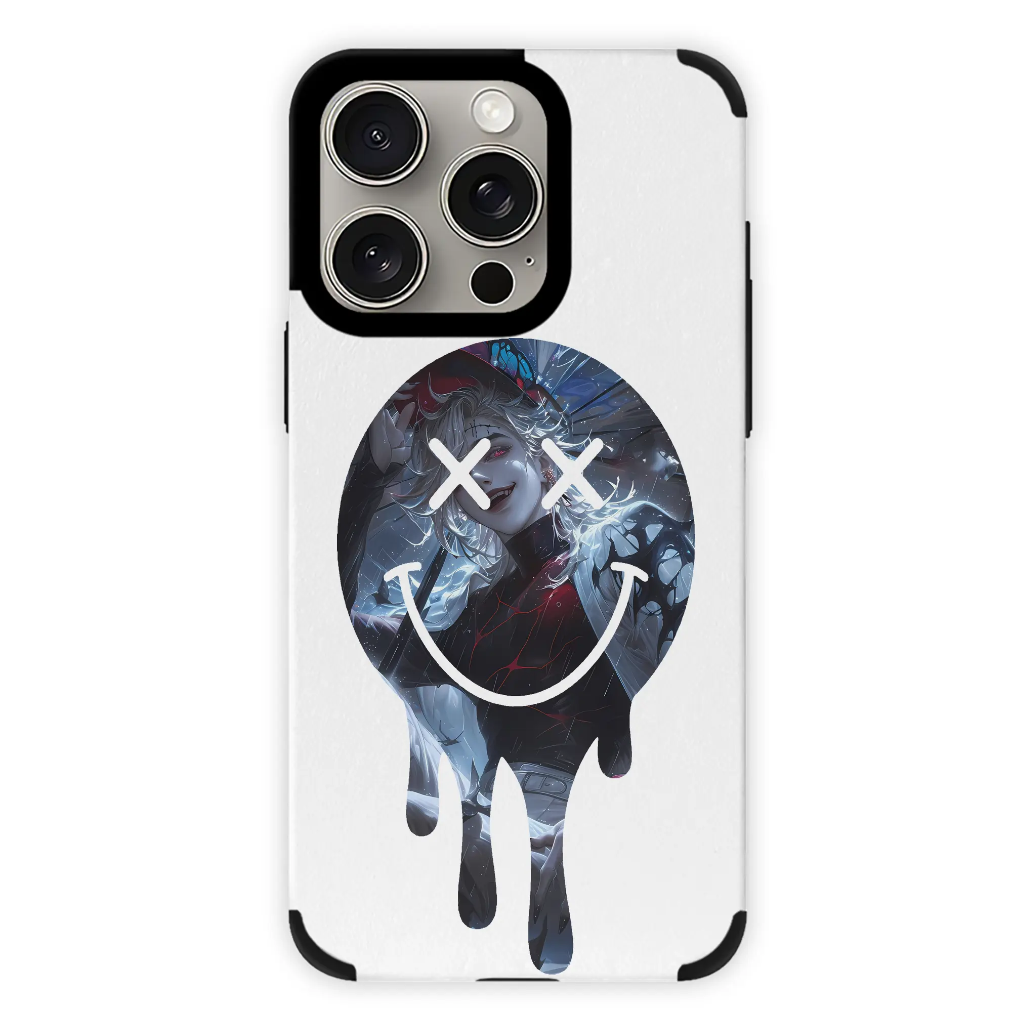 鬼滅の刃 グッズ,童磨 - IPhone15ProMax対応 ・ PUレザースマホケース ・ 耐衝撃 ・ 黄変防止 ・ 360度全面保護 ・ 柔らか手触り ・ 3D立体ボタン