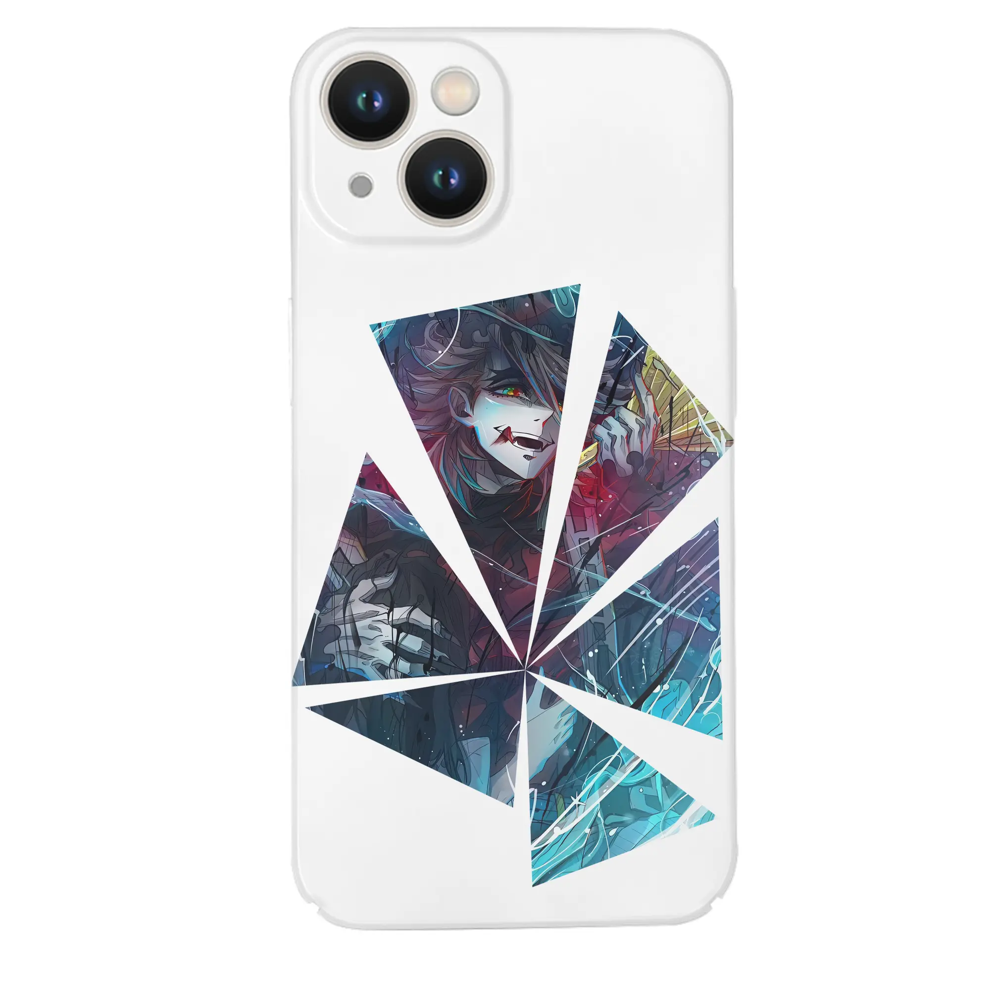 鬼滅の刃 グッズ,童磨 - IPhone 14シリーズ対応 ・ ハードケース ・ 衝撃吸収 ・ 360度密着 ・ カメラ保護 ・ 高品質プラスチック ・ 快適操作