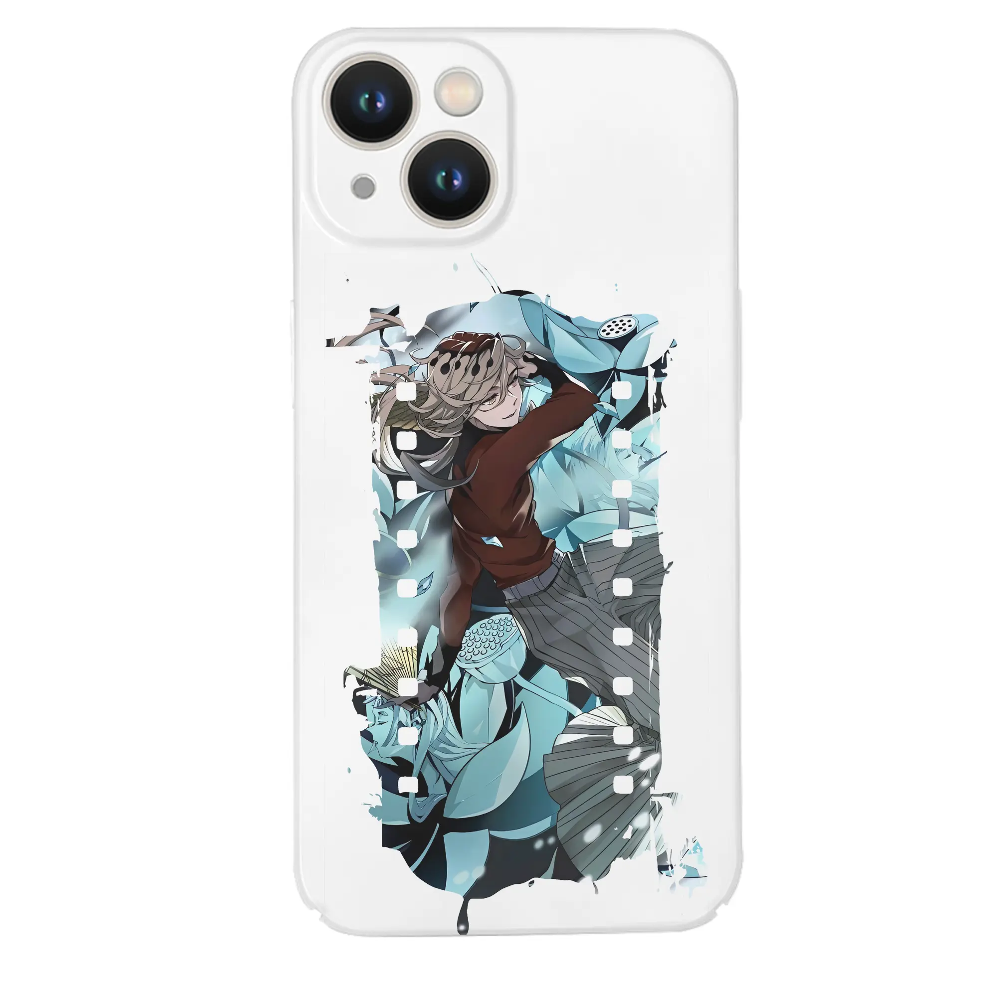 鬼滅の刃 グッズ,童磨 - IPhone 14シリーズ対応 ・ ハードケース ・ 衝撃吸収 ・ 360度密着 ・ カメラ保護 ・ 高品質プラスチック ・ 快適操作