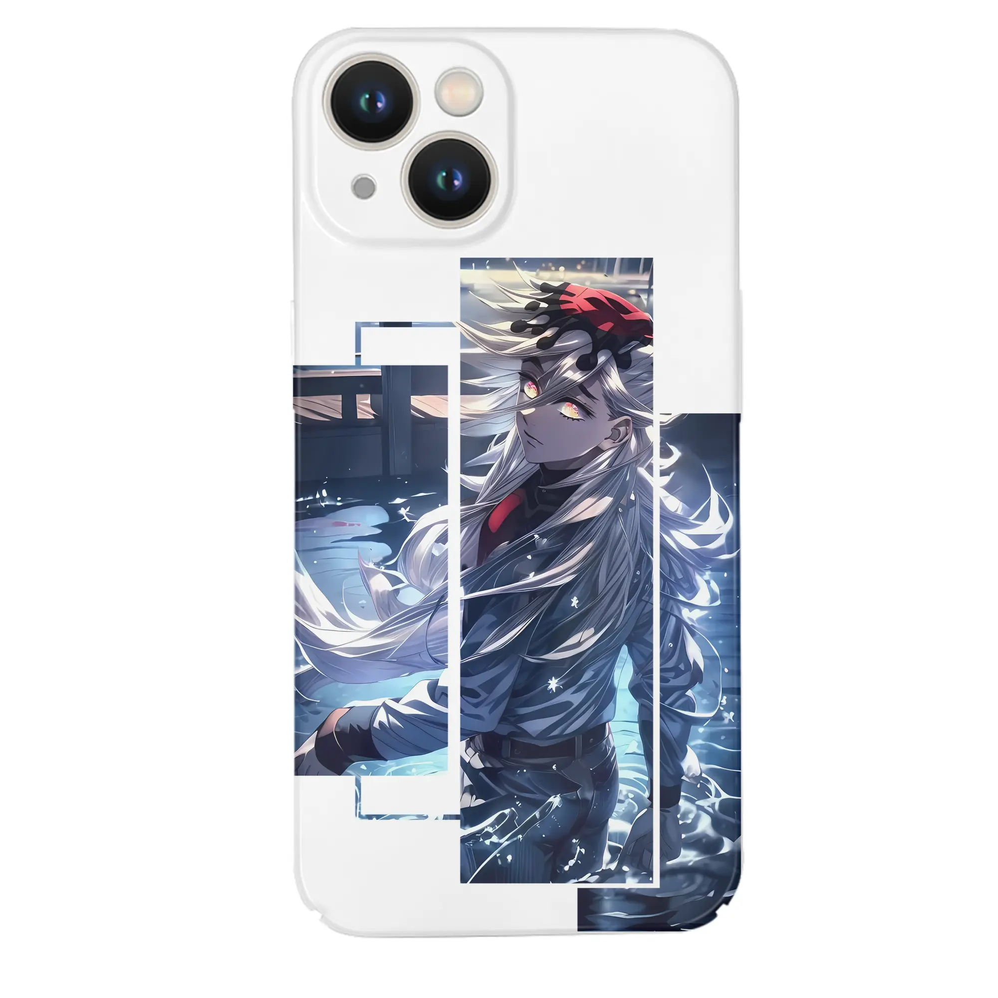 鬼滅の刃 グッズ,童磨 - IPhone 14シリーズ対応 ・ ハードケース ・ 衝撃吸収 ・ 360度密着 ・ カメラ保護 ・ 高品質プラスチック ・ 快適操作