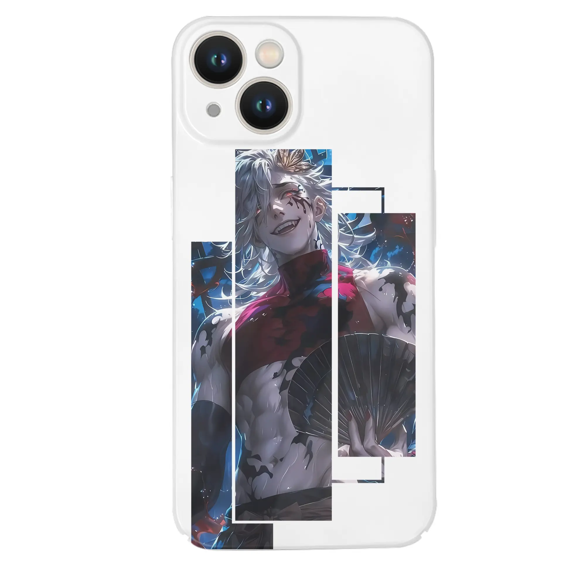 鬼滅の刃 グッズ,童磨 - IPhone 14シリーズ対応 ・ ハードケース ・ 衝撃吸収 ・ 360度密着 ・ カメラ保護 ・ 高品質プラスチック ・ 快適操作