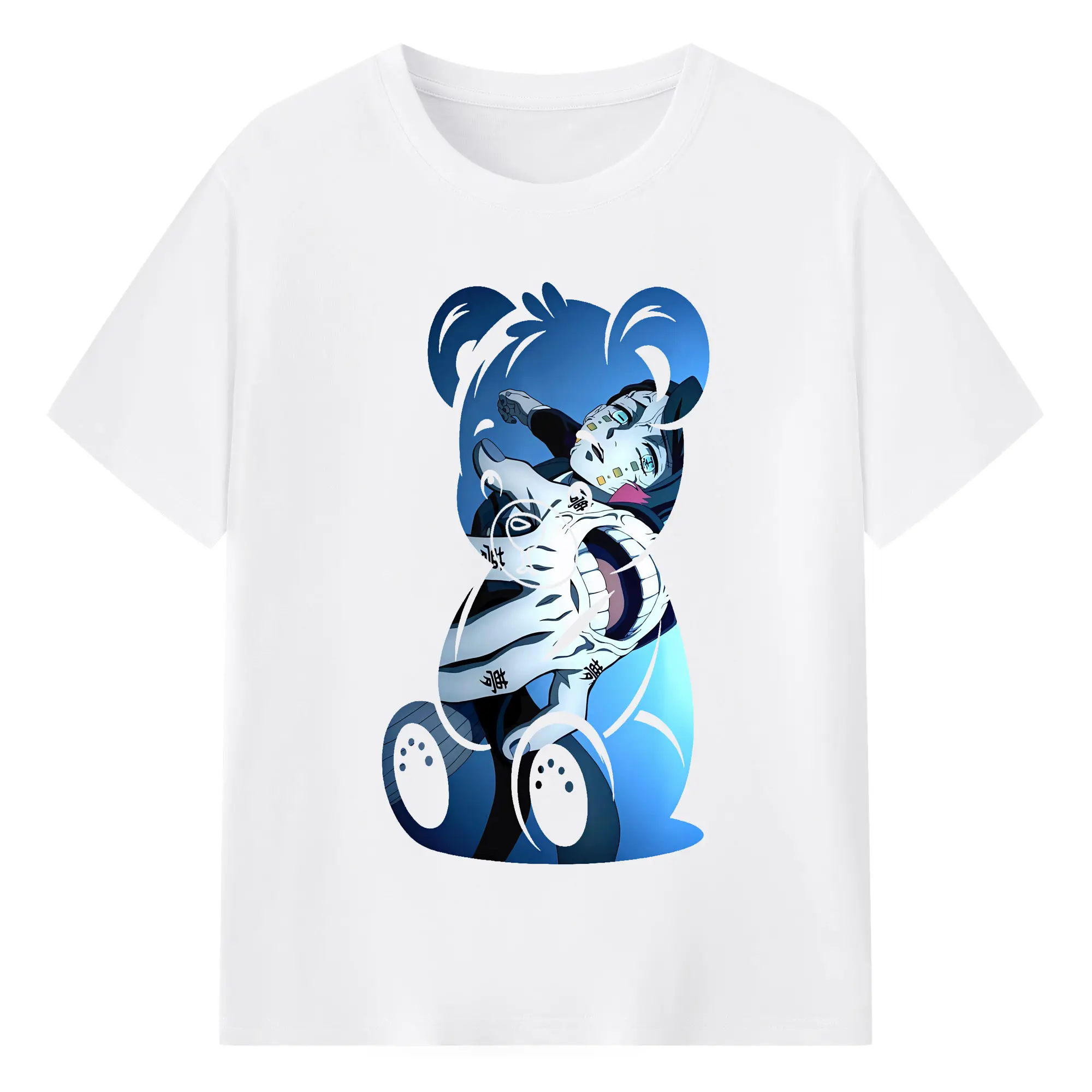 鬼滅の刃 グッズ,魘夢 - 綿100％ 半袖Tシャツ ・ フロントプリント ・ 快適 通気性 ・ 日常使い 散歩 スポーツ用