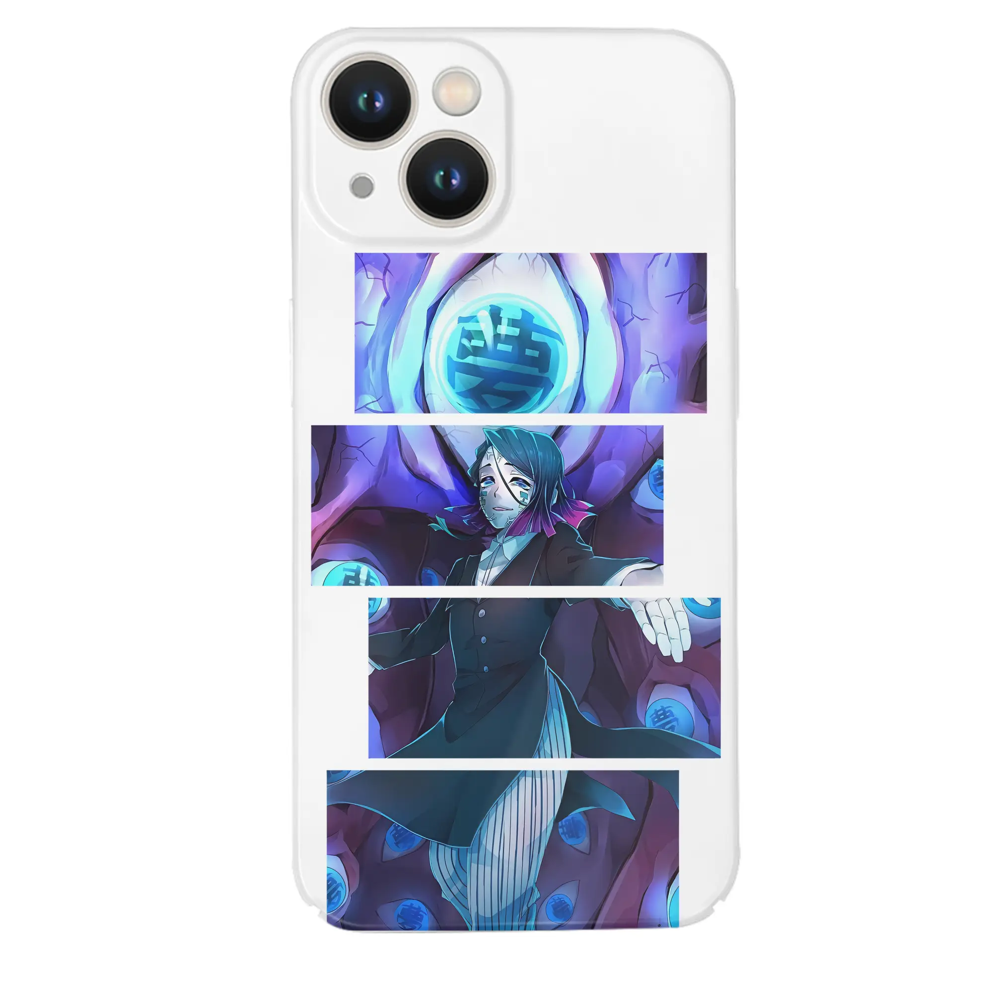 鬼滅の刃 グッズ,魘夢 - IPhone 14シリーズ対応 ・ ハードケース ・ 衝撃吸収 ・ 360度密着 ・ カメラ保護 ・ 高品質プラスチック ・ 快適操作
