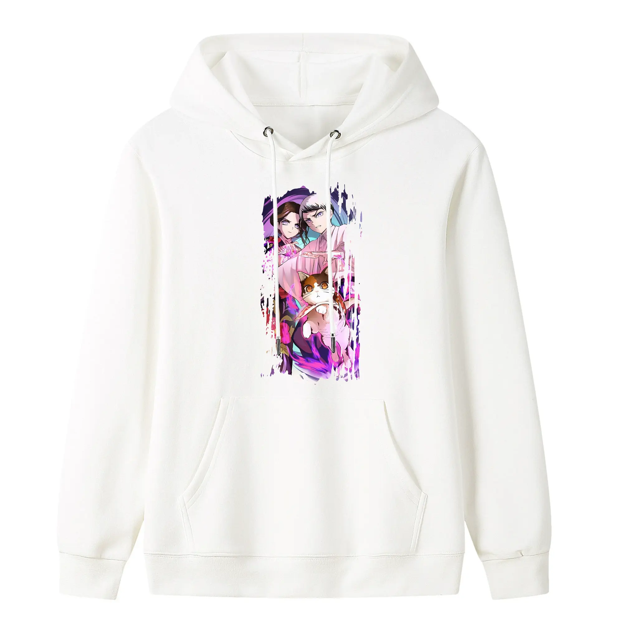 鬼滅の刃 グッズ,愈史郎 - キッズ フード付きパーカー ・ フロントプリント ・ ポリエステル100％ ・ 快適 通学 スポーツ 日常使い お散歩用