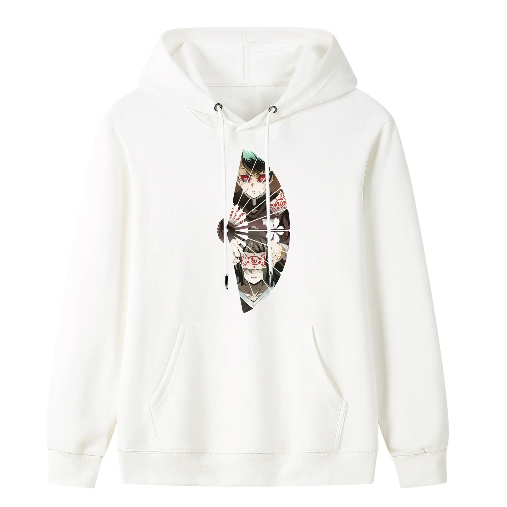 鬼滅の刃 グッズ,愈史郎 - キッズ フード付きパーカー ・ フロントプリント ・ ポリエステル100％ ・ 快適 通学 スポーツ 日常使い お散歩用