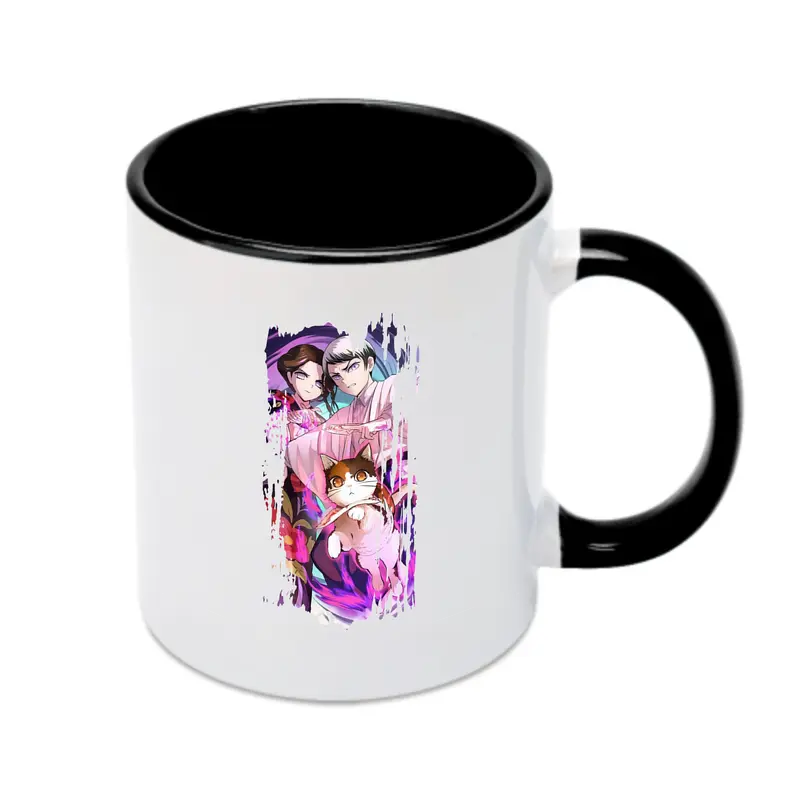 鬼滅の刃 グッズ,愈史郎 - カラフルマグカップ ・ 陶器 ・ 熱転写プリント ・ 鮮やかデザイン ・ 耐久性 高品質 ・ コーヒー お茶 ギフト用